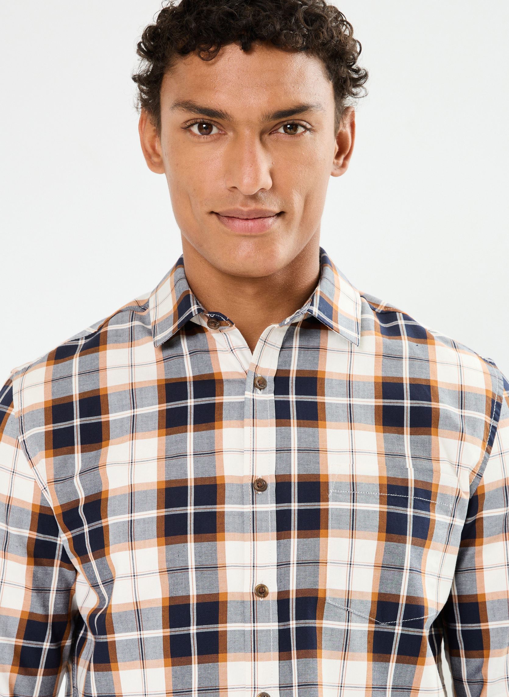 Hemden CARDEAUX herren braun MADE BY Hemden CARDEAUX herren braun IMP_CARREAUX CAMEL_MARINE