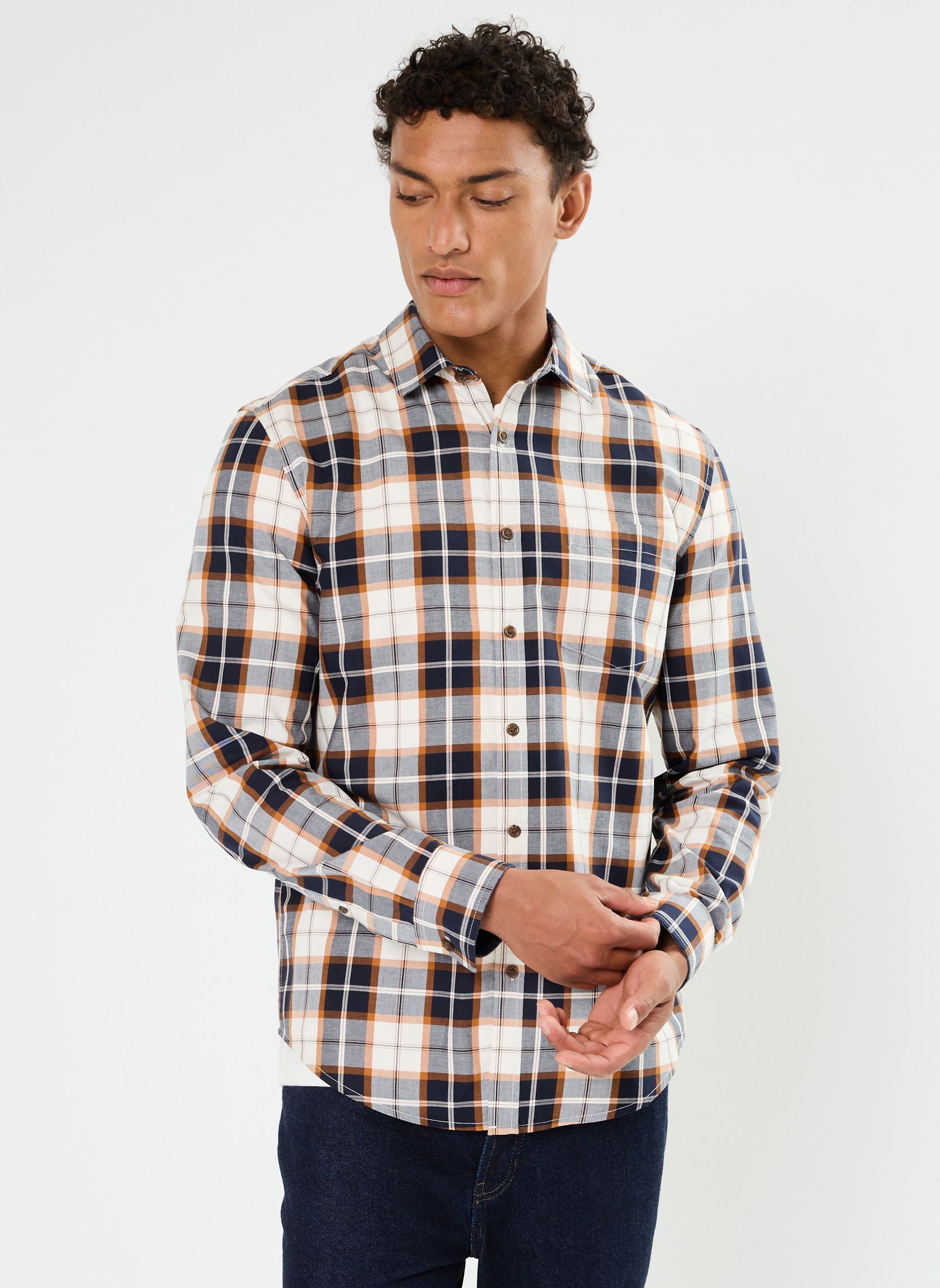 Hemden CARDEAUX herren braun MADE BY Hemden CARDEAUX herren braun IMP_CARREAUX CAMEL_MARINE