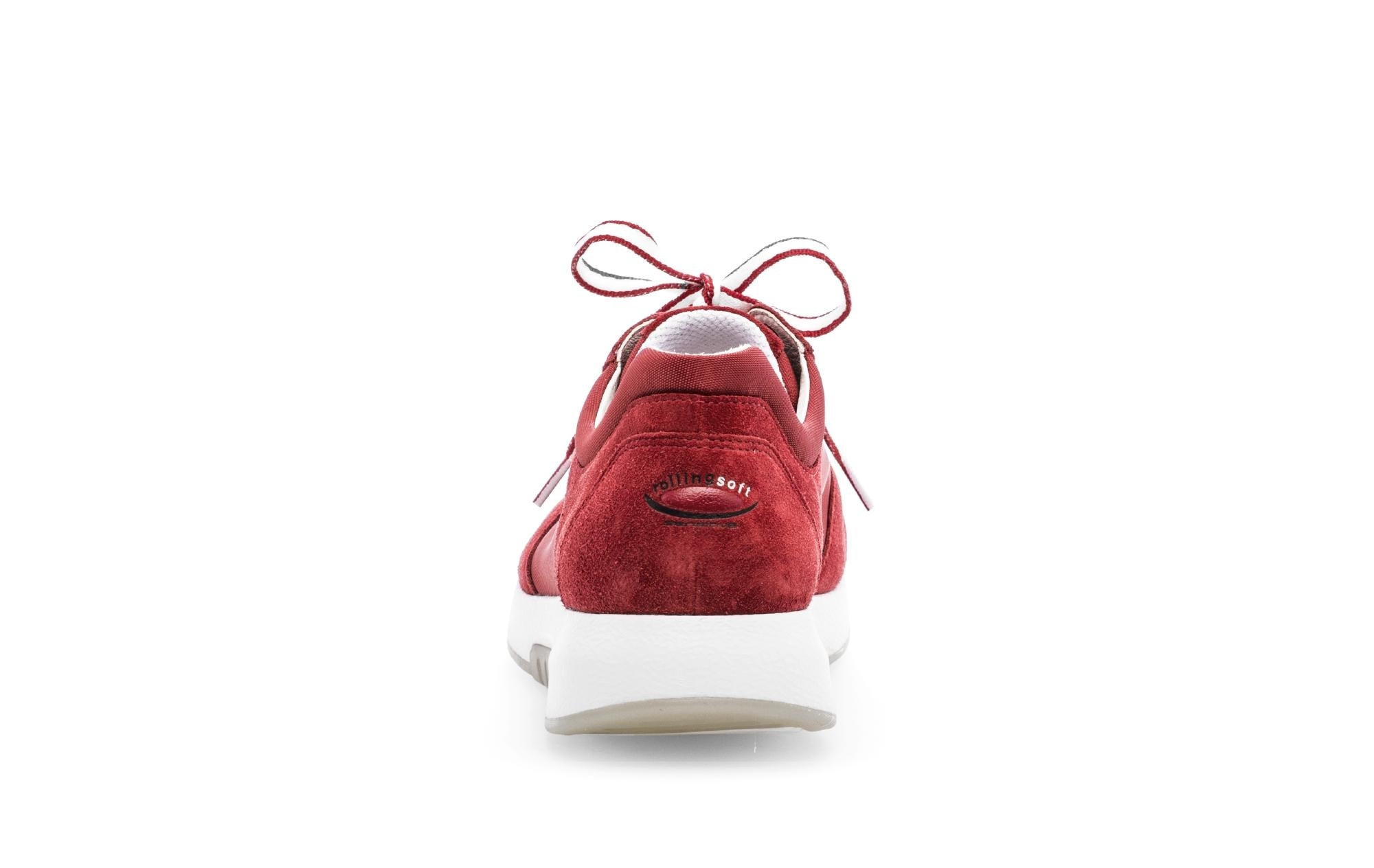 Gabor Baskets Baskets rouges en cuir femme rouge | Sarenza France