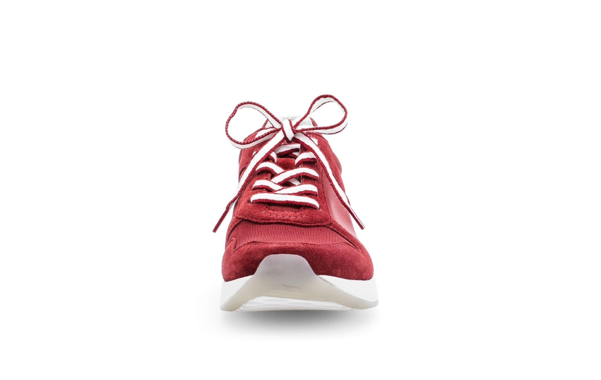 Gabor Baskets Baskets rouges en cuir femme rouge | Sarenza France