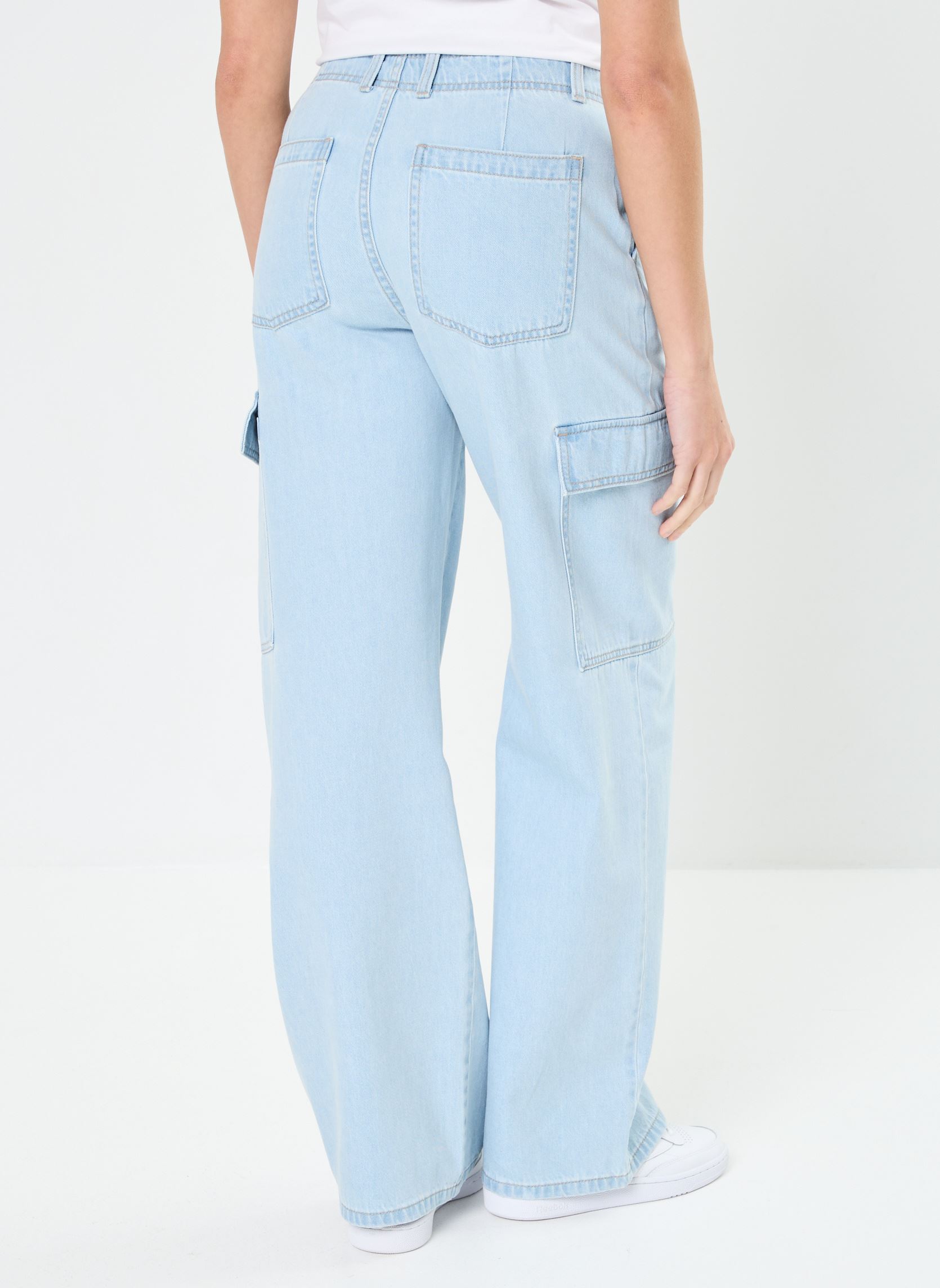 Jeans PCARGOJEAN femme bleu MADE BY Jeans PCARGOJEAN femme bleu DENIM TRIPLE STONE