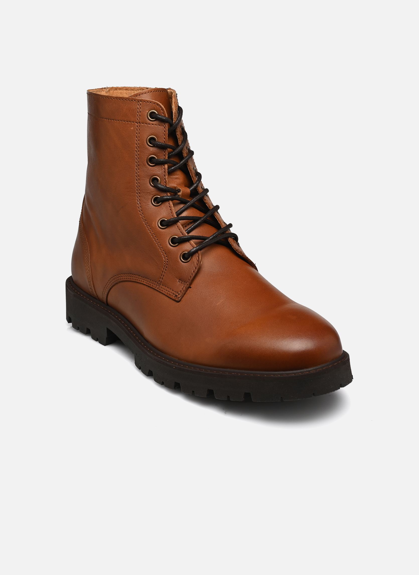 Geschnürte Stiefeletten REMY herren braun Marvin&Co Geschnürte Stiefeletten REMY herren braun Marron cognac