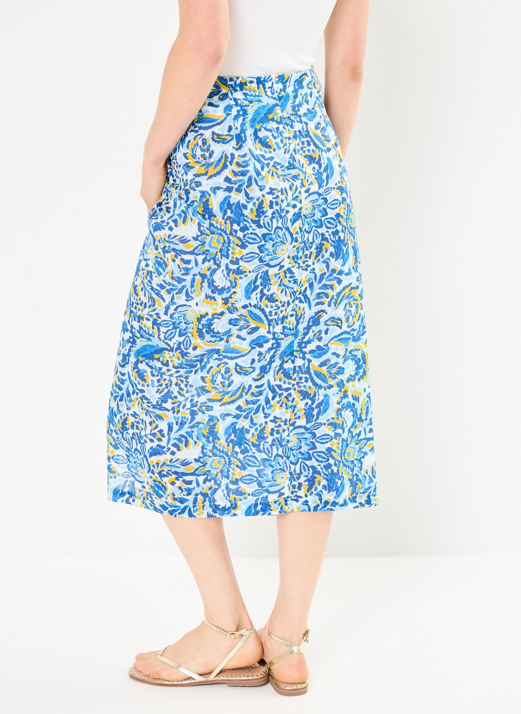 Halflange rokken Juny dames blauw La Petite Etoile Halflange rokken Juny dames blauw Fondu
