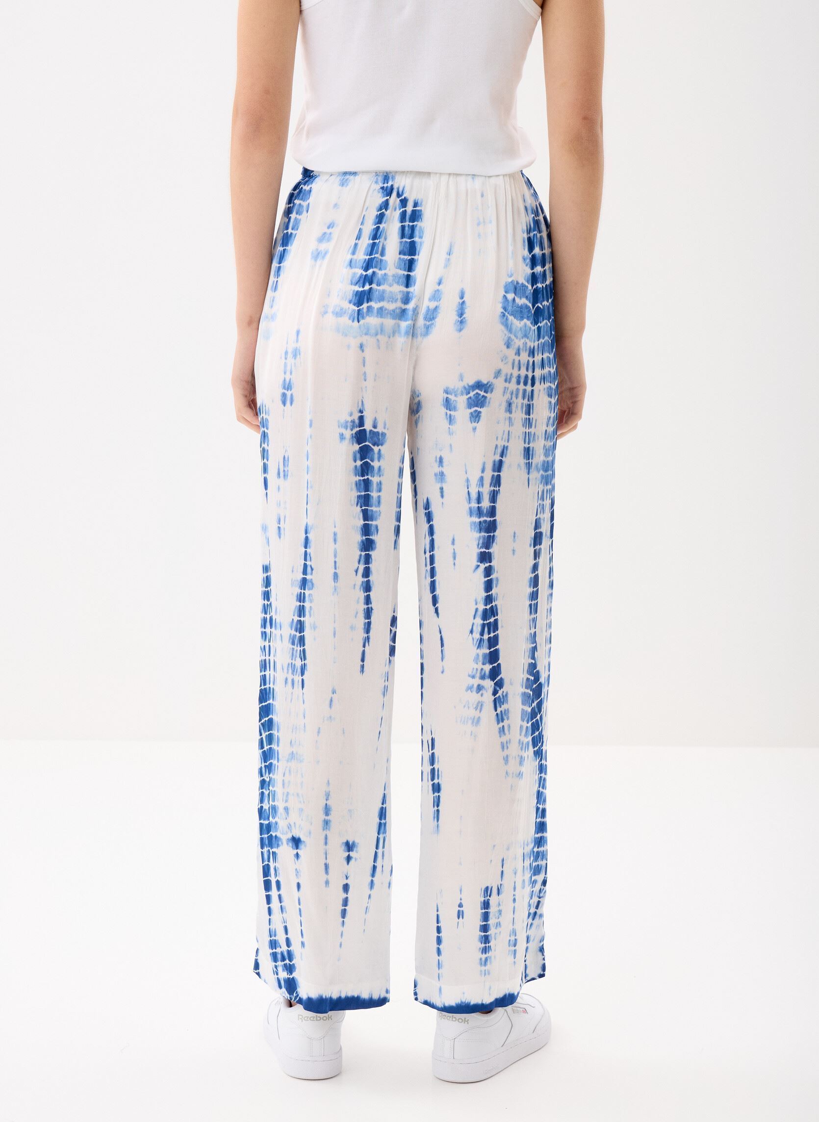 Pantalons larges Poman femme bleu La Petite Etoile Pantalons larges Poman femme bleu Tie&Dye
