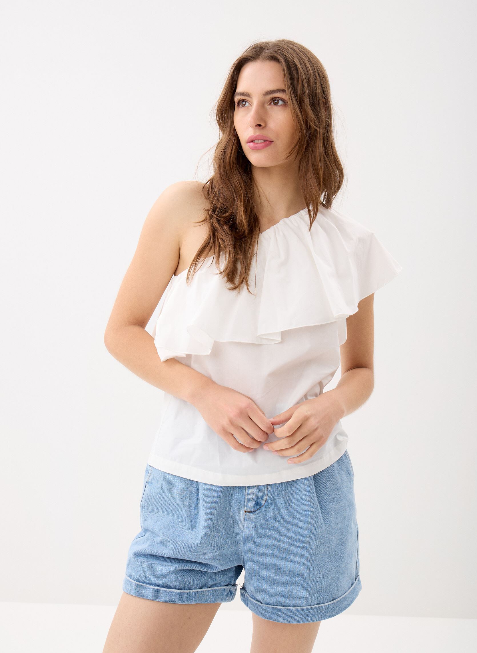 Tops Tilly femme blanc La Petite Etoile Tops Tilly femme blanc ivoire