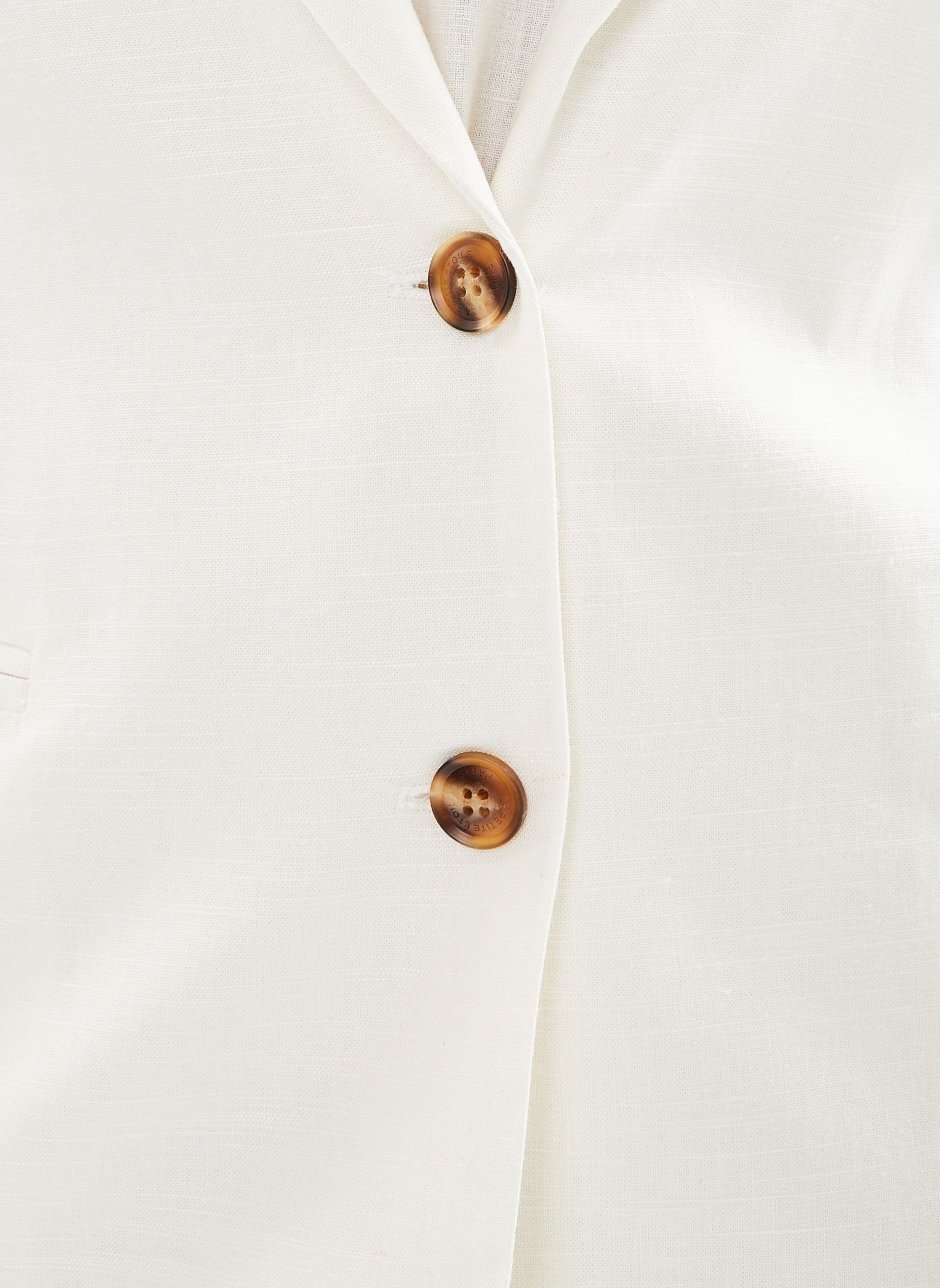 Vestes de blazer Voliane femme blanc La Petite Etoile Vestes de blazer Voliane femme blanc ivoire