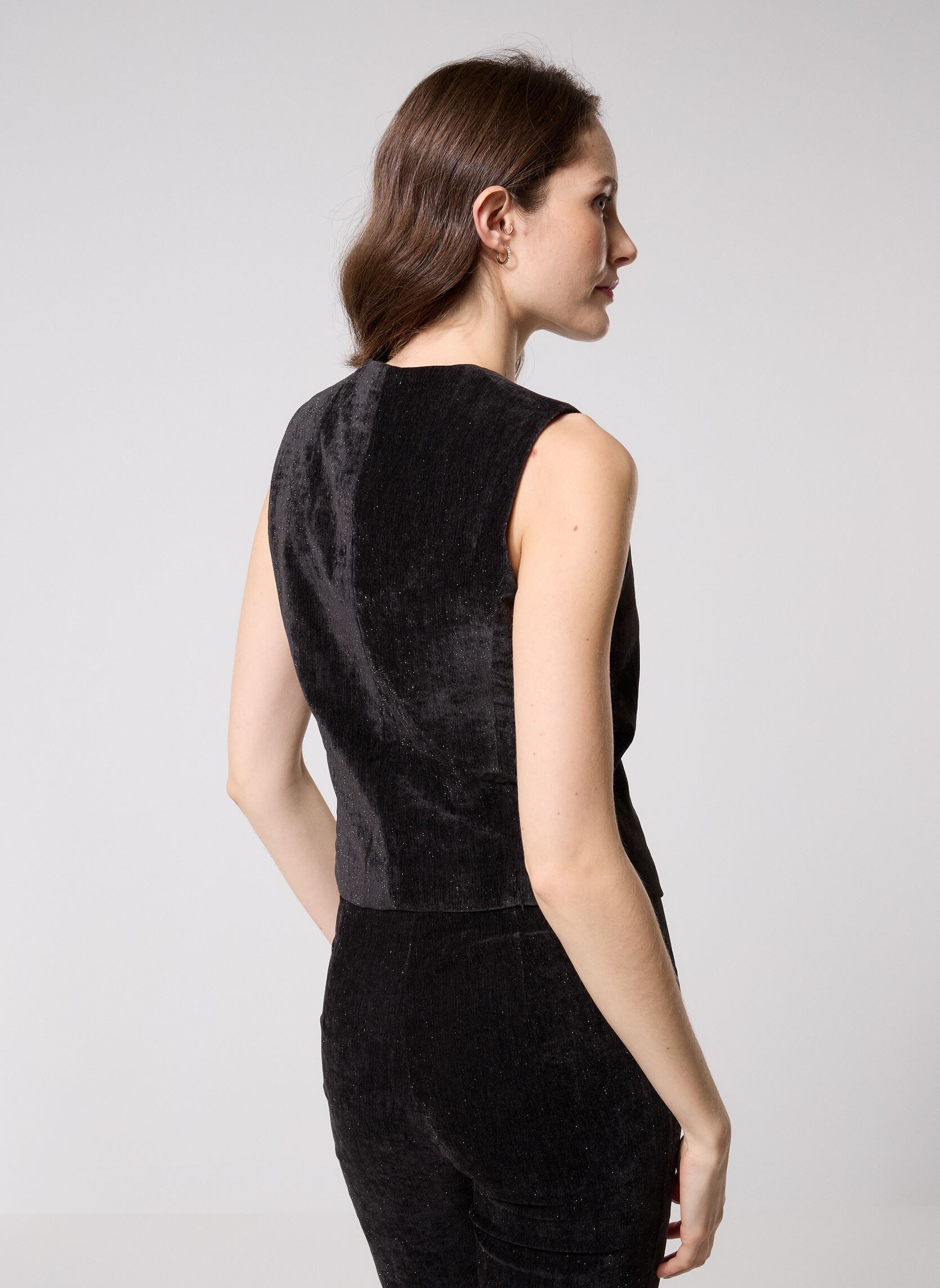 Vestes sans manches Volie femme noir La Petite Etoile Vestes sans manches Volie femme noir Noir