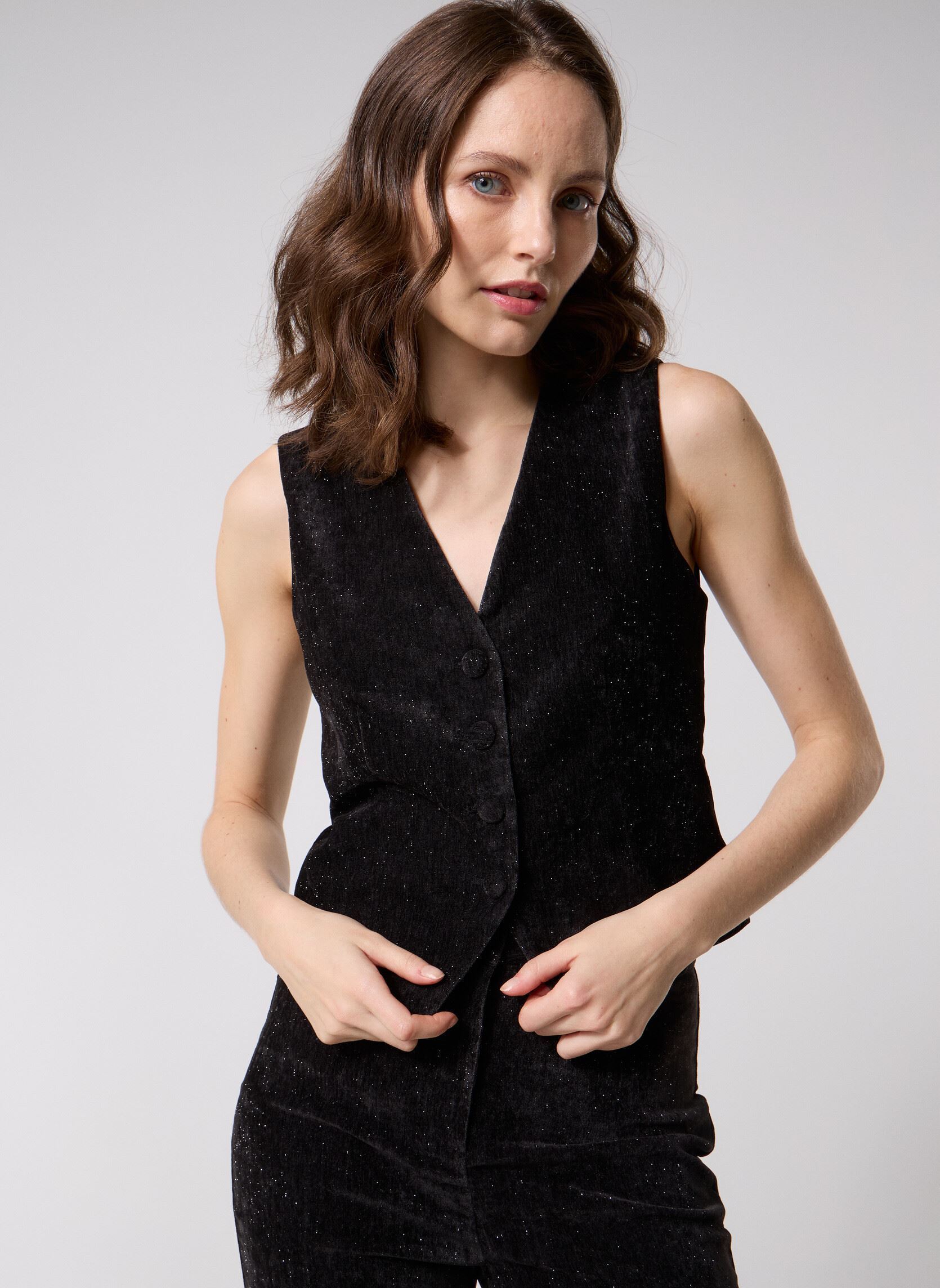 Vestes sans manches Volie femme noir La Petite Etoile Vestes sans manches Volie femme noir Noir
