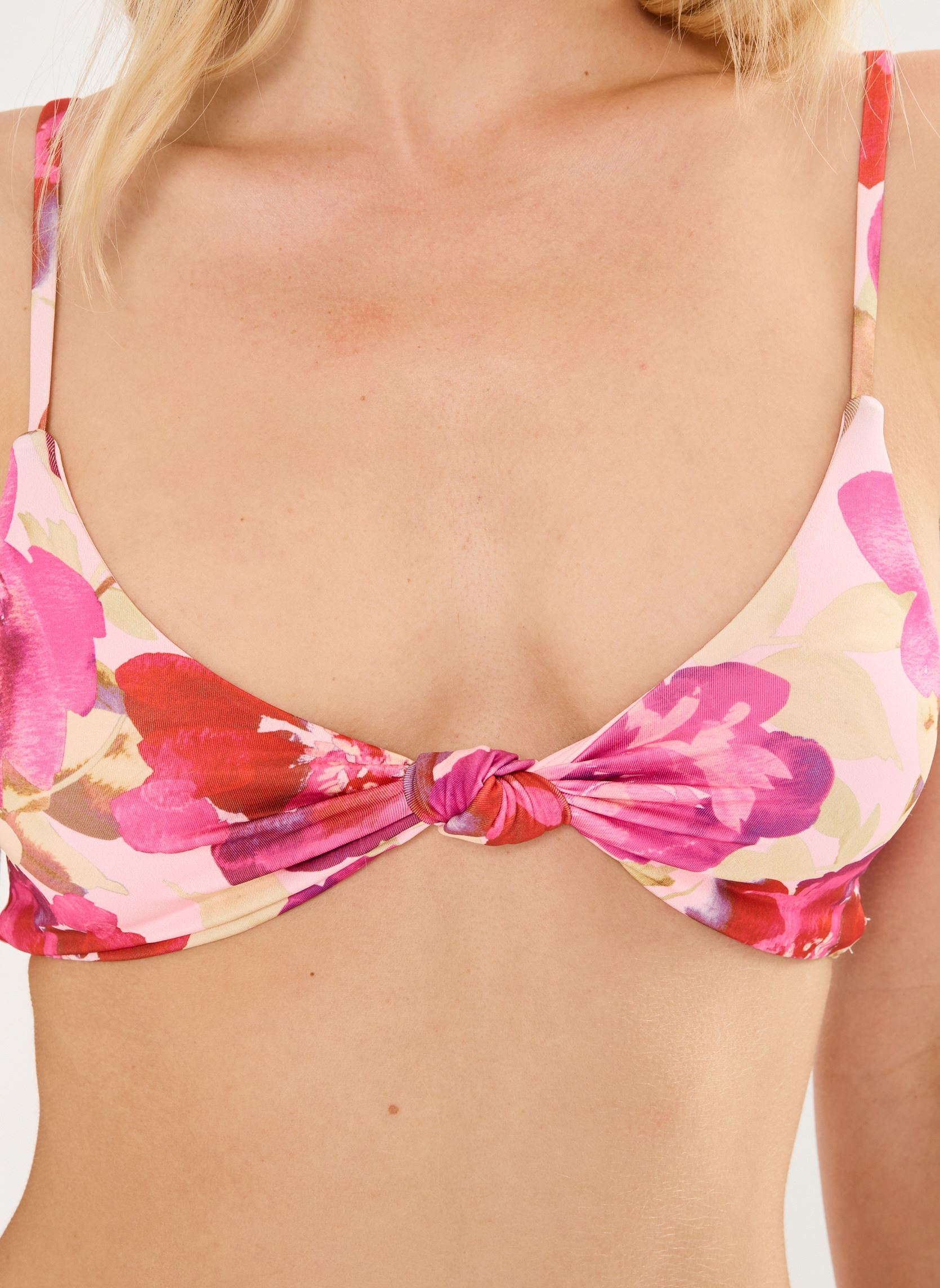 Bandeau bikinitops Wia dames roze La Petite Etoile Bandeau bikinitops Wia dames roze Fleurs