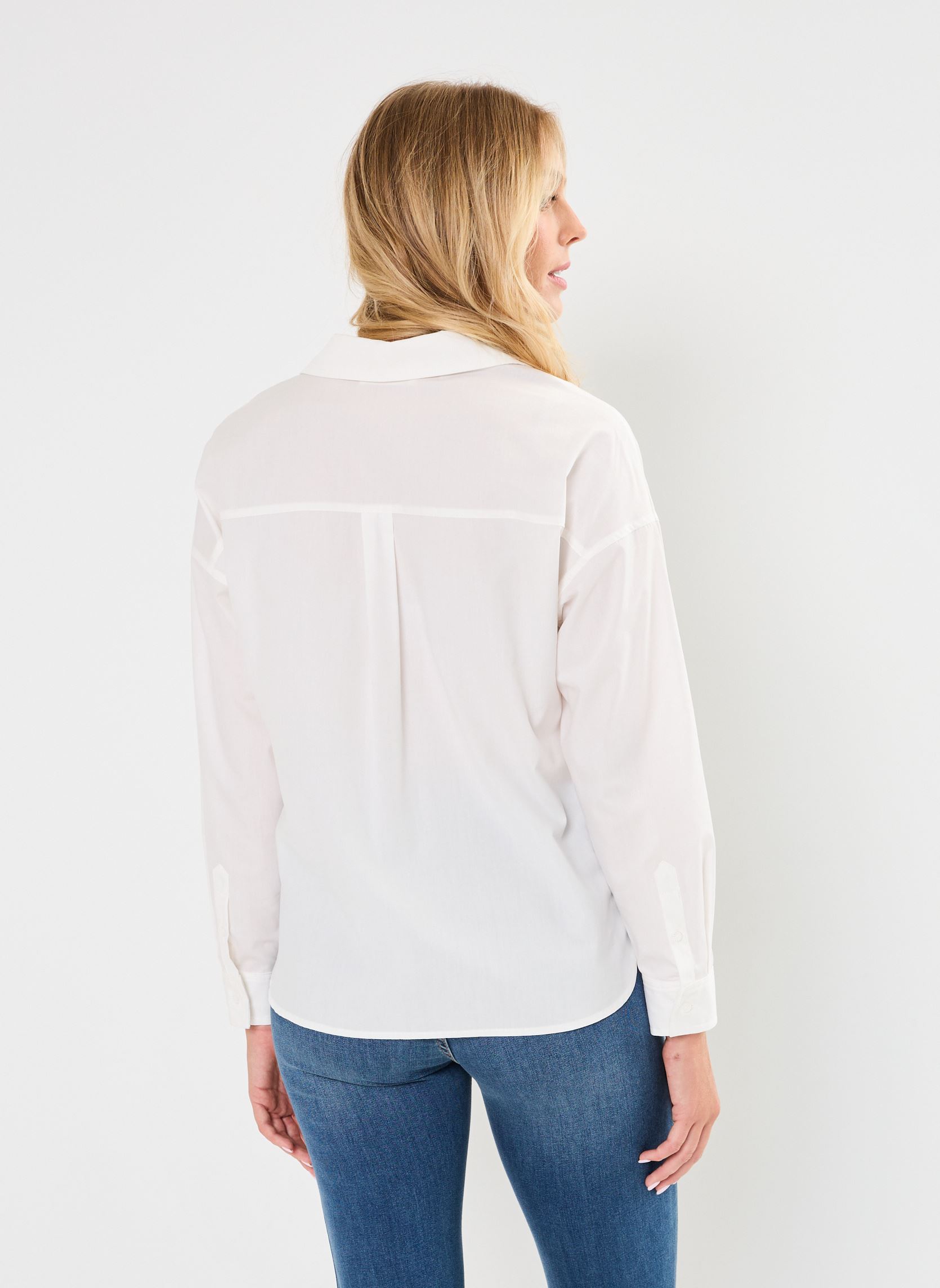 Langarm-Hemden BIANCCA2 damen weiß Georgia Rose Langarm-Hemden BIANCCA2 damen weiß CLOUD DANCER