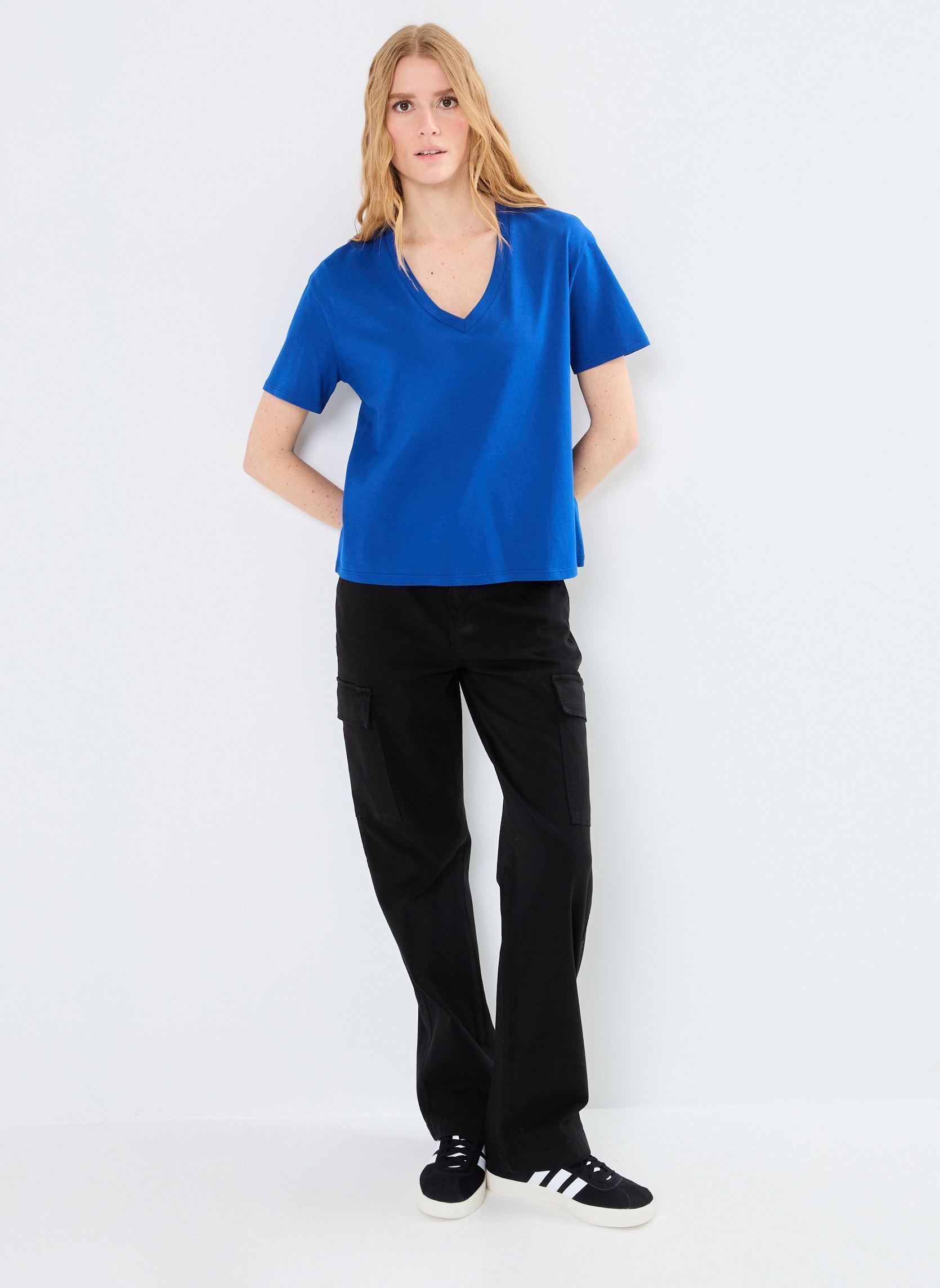 Cargohosen PCARGOTWILL damen schwarz MADE BY Cargohosen PCARGOTWILL damen schwarz JET BLACK