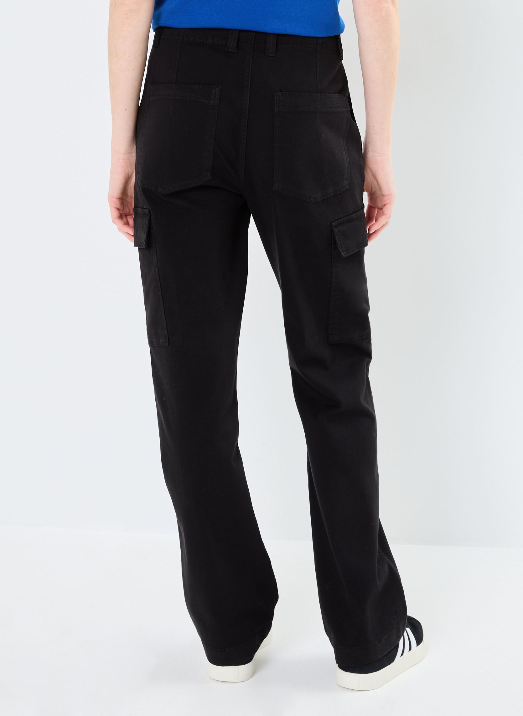 Cargohosen PCARGOTWILL damen schwarz MADE BY Cargohosen PCARGOTWILL damen schwarz JET BLACK