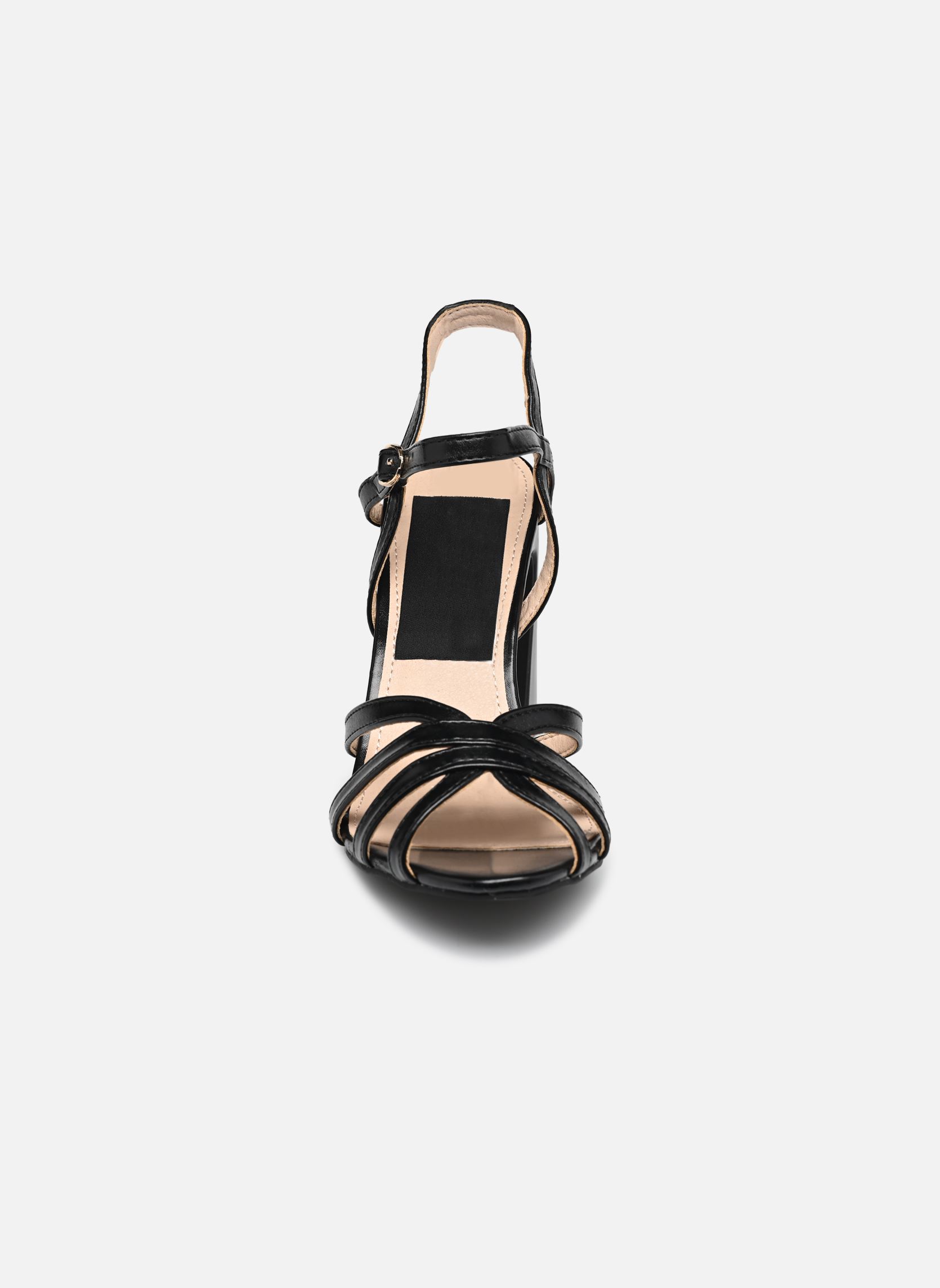 Sandalias Sandales THUANA mujer negro I Love Shoes Sandalias Sandales THUANA mujer negro Black pu