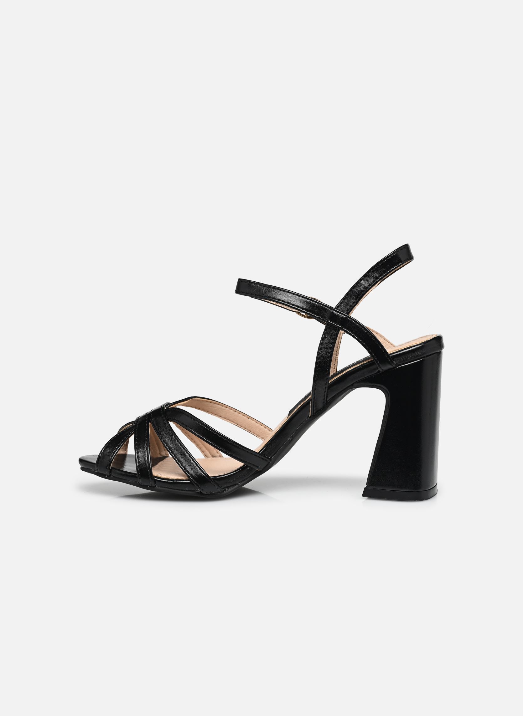 Sandalias Sandales THUANA mujer negro I Love Shoes Sandalias Sandales THUANA mujer negro Black pu