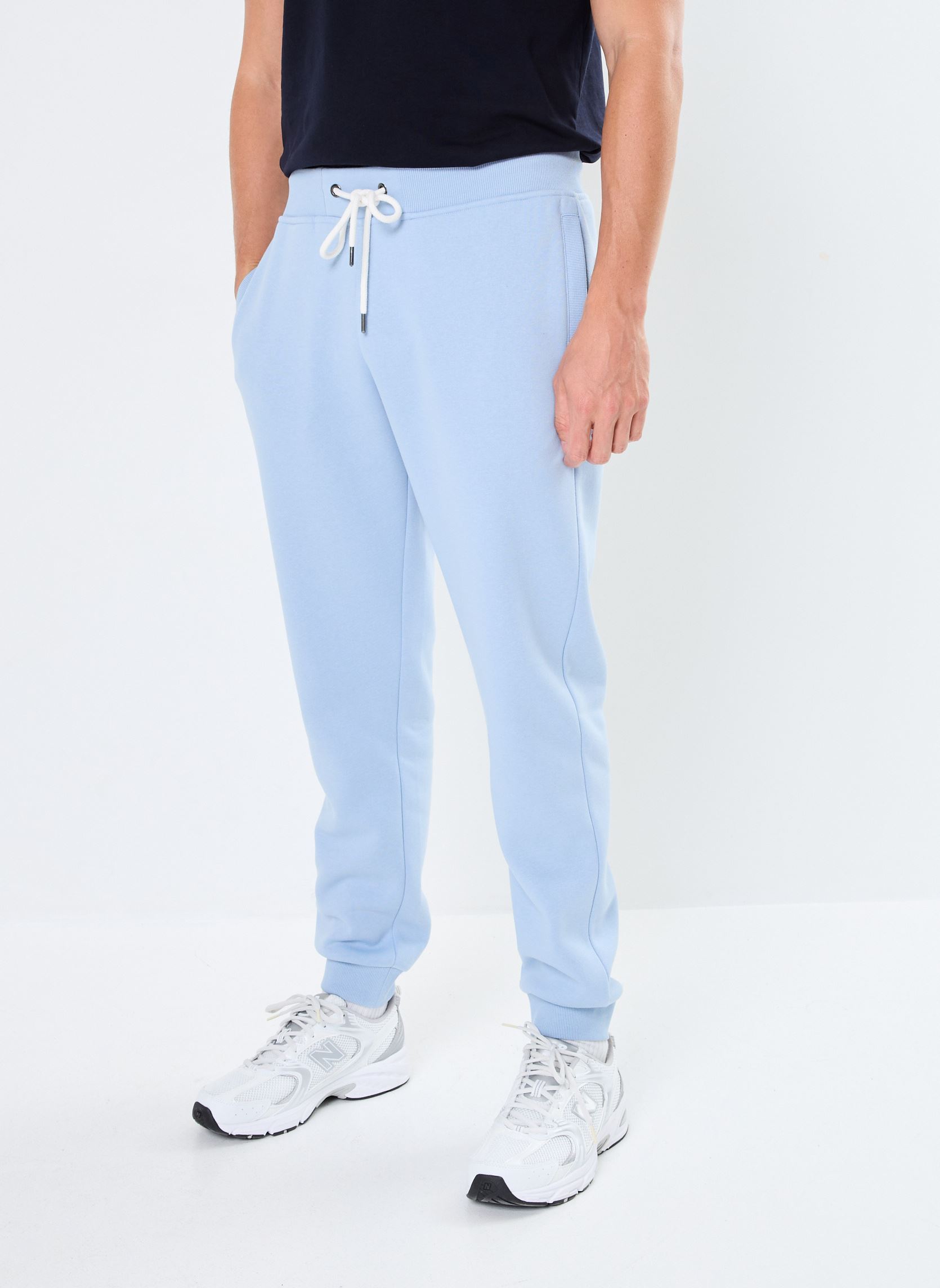 Joggingbroeken PSIMON jogging heren blauw MADE BY Joggingbroeken PSIMON jogging heren blauw Soft chambray