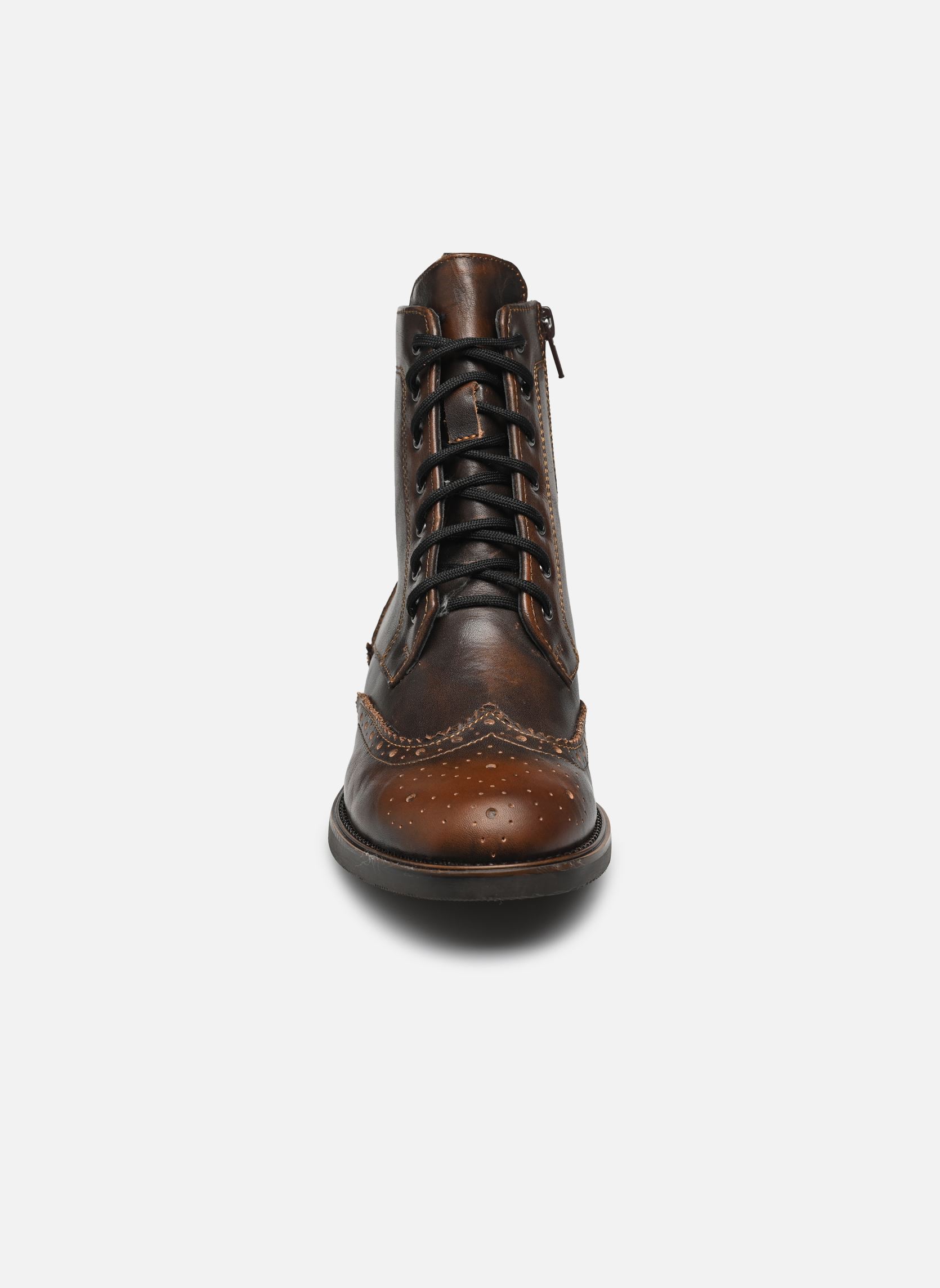 Bottines à lacets Rikal femme marron Georgia Rose Soft Bottines à lacets Rikal femme marron Cuir Lisse MarronFranzini Styl