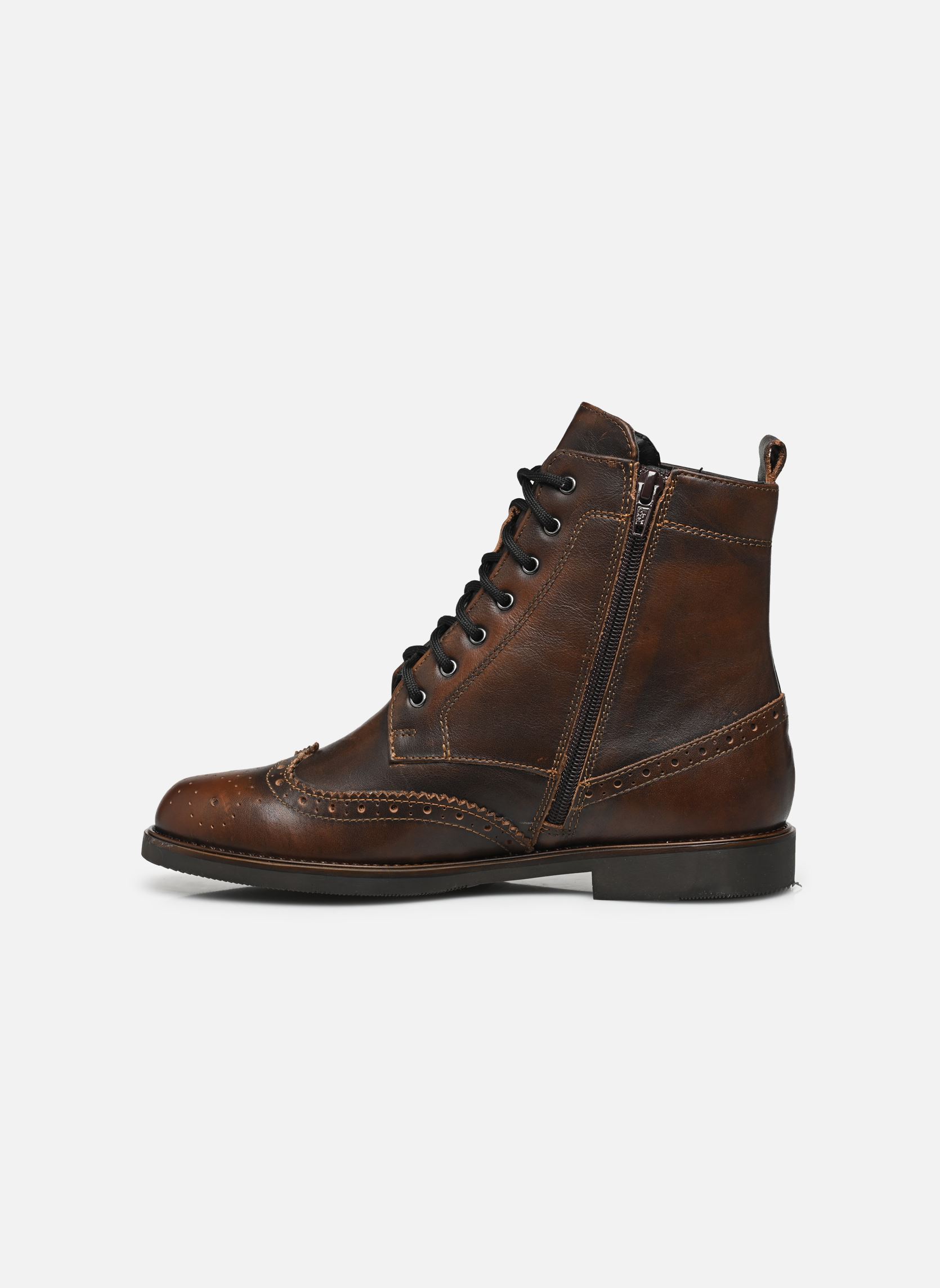 Bottines à lacets Rikal femme marron Georgia Rose Soft Bottines à lacets Rikal femme marron Cuir Lisse MarronFranzini Styl
