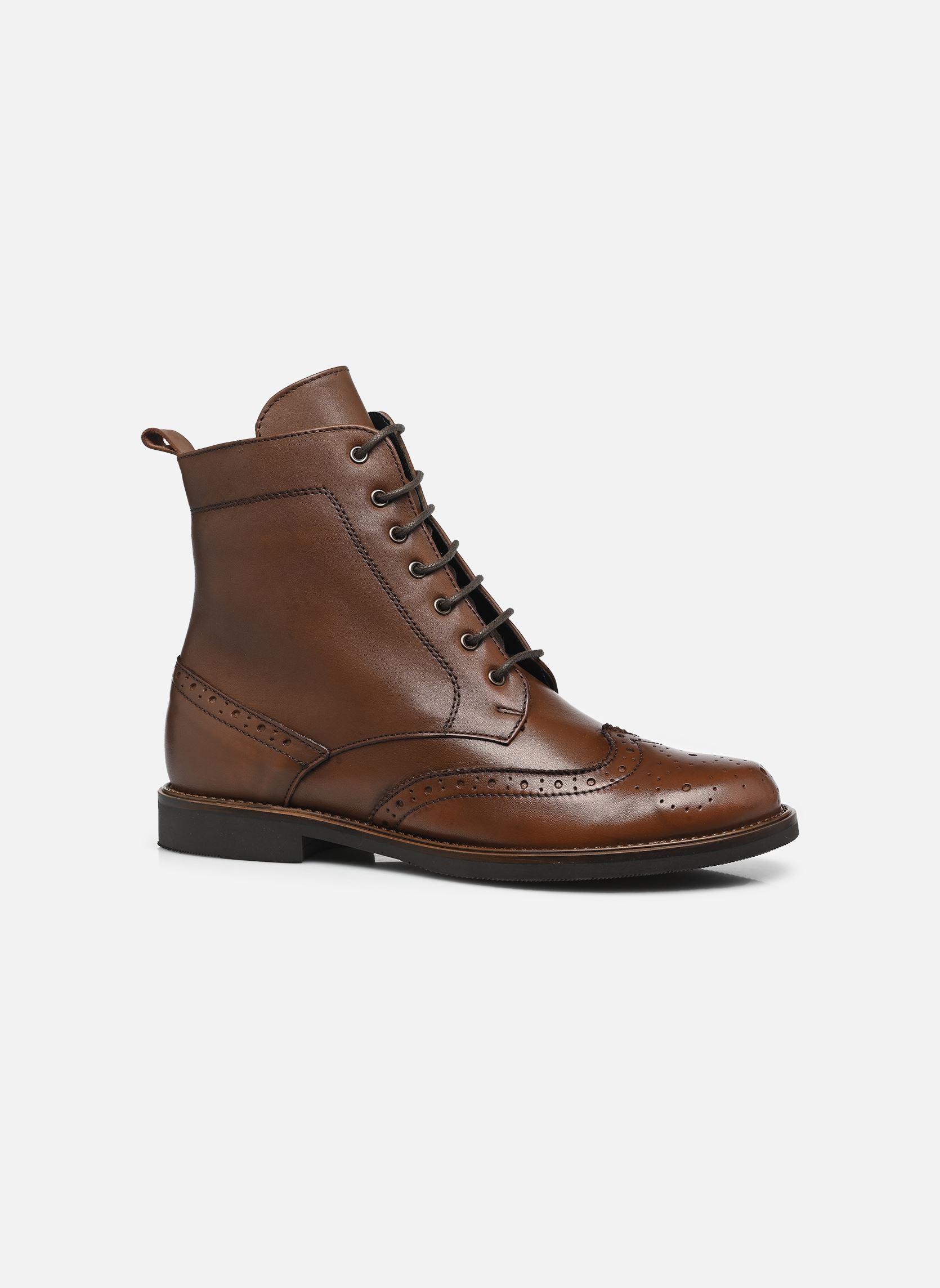 Geschnürte Stiefeletten Rikal damen braun Georgia Rose Soft Geschnürte Stiefeletten Rikal damen braun Chocolat