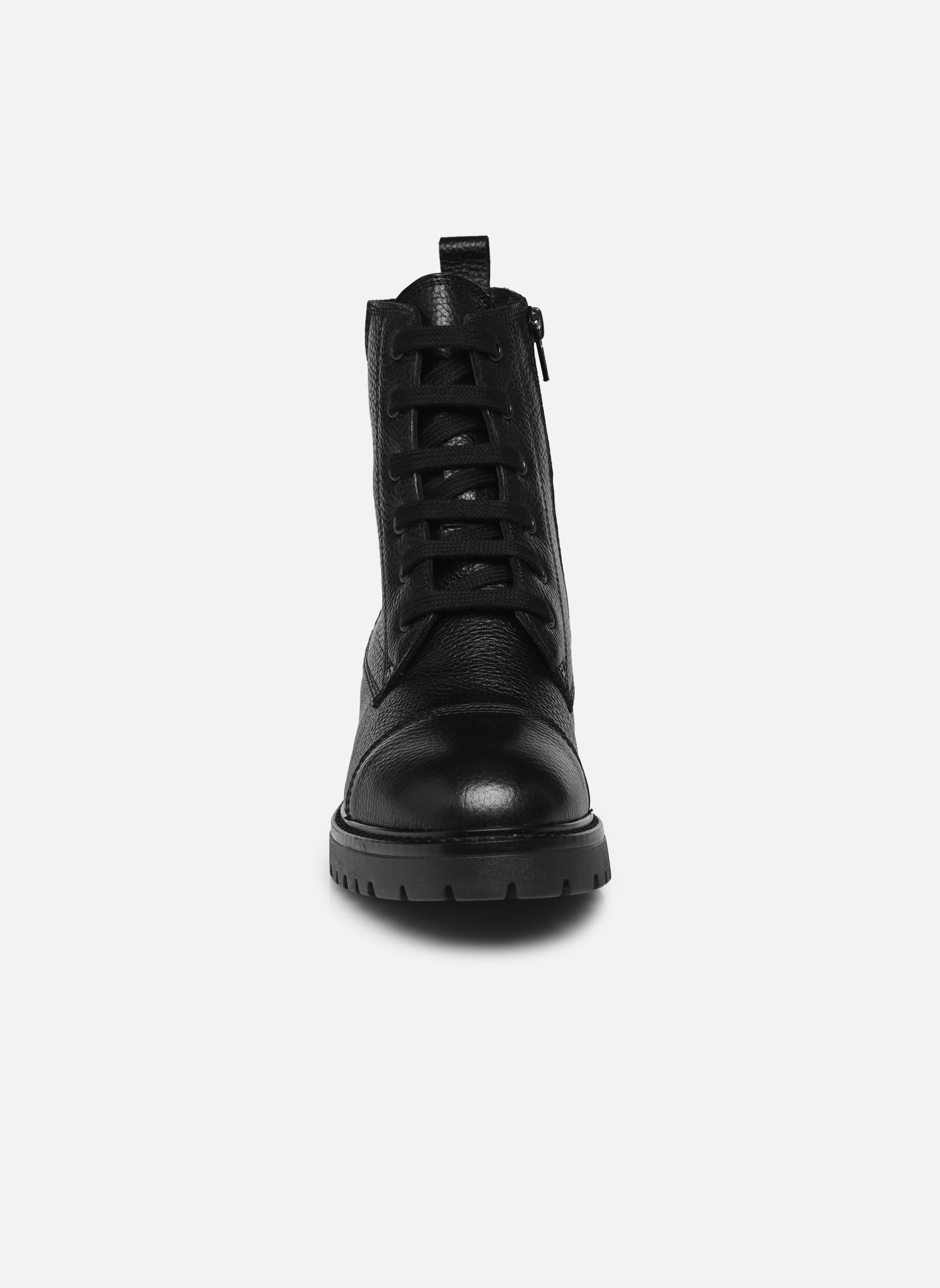 Geschnürte Stiefeletten Ramini damen schwarz Georgia Rose Soft Geschnürte Stiefeletten Ramini damen schwarz Cuir Grainé Noir