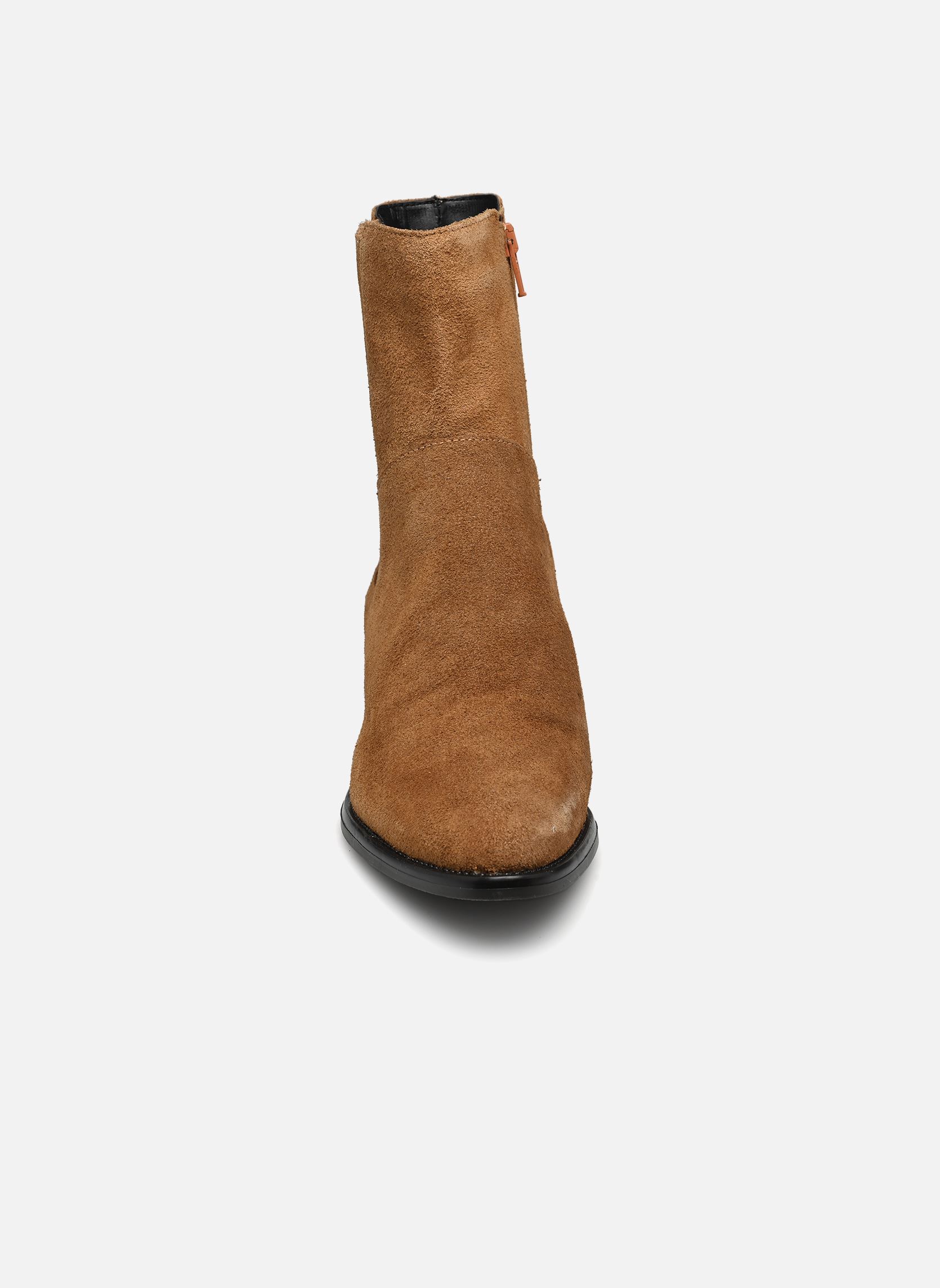 Stiefeletten und Stiefel Rakel damen beige Georgia Rose Soft Stiefeletten und Stiefel Rakel damen beige Cuir velours Beige
