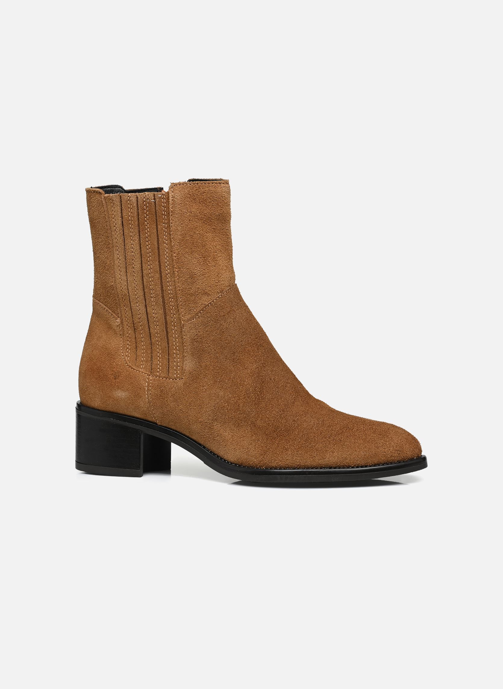 Stiefeletten und Stiefel Rakel damen beige Georgia Rose Soft Stiefeletten und Stiefel Rakel damen beige Cuir velours Beige
