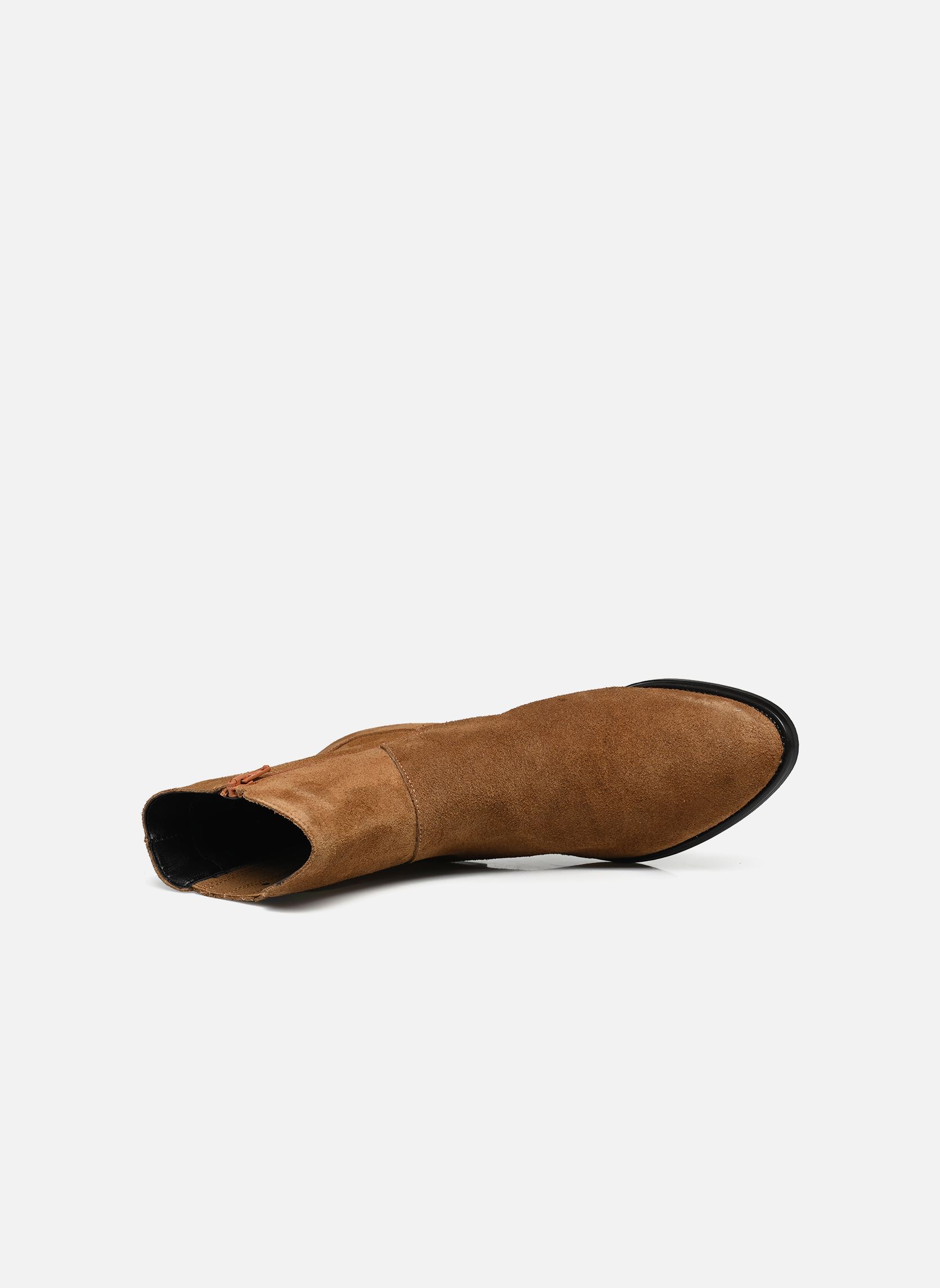 Stiefeletten und Stiefel Rakel damen beige Georgia Rose Soft Stiefeletten und Stiefel Rakel damen beige Cuir velours Beige