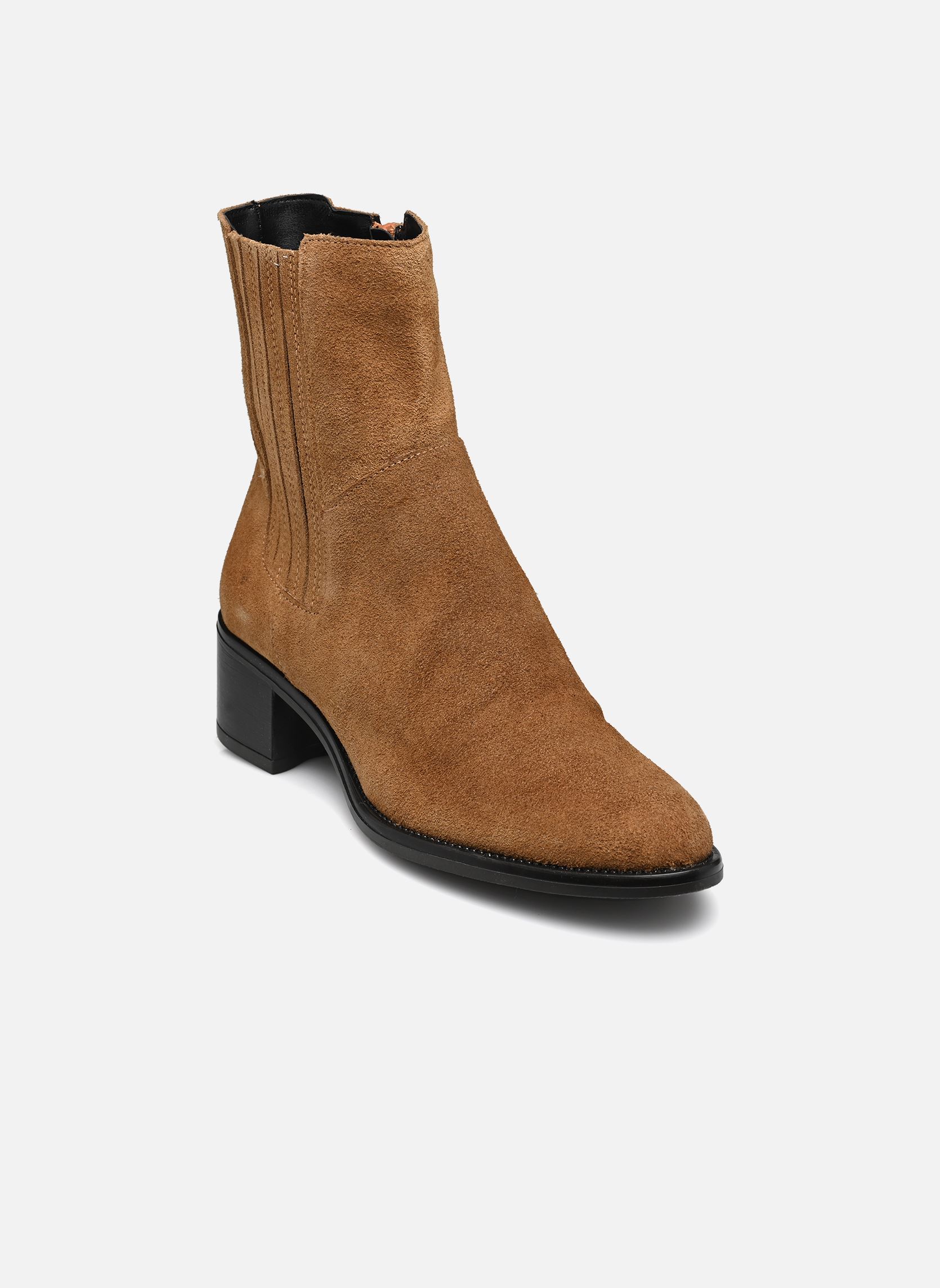 Stiefeletten und Stiefel Rakel damen beige Georgia Rose Soft Stiefeletten und Stiefel Rakel damen beige Cuir velours Beige