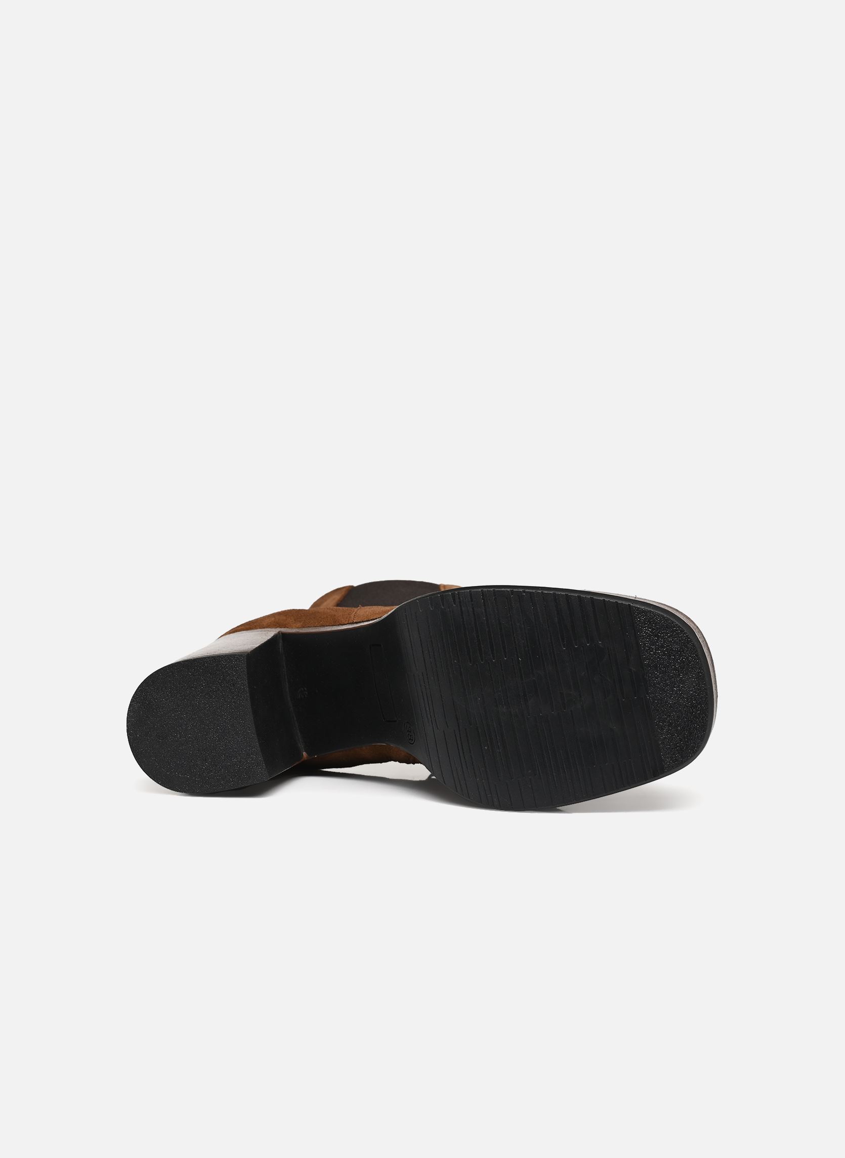 Enkellaarzen en boots Rifili dames bruin Georgia Rose Soft Enkellaarzen en boots Rifili dames bruin Cuir velours cognac