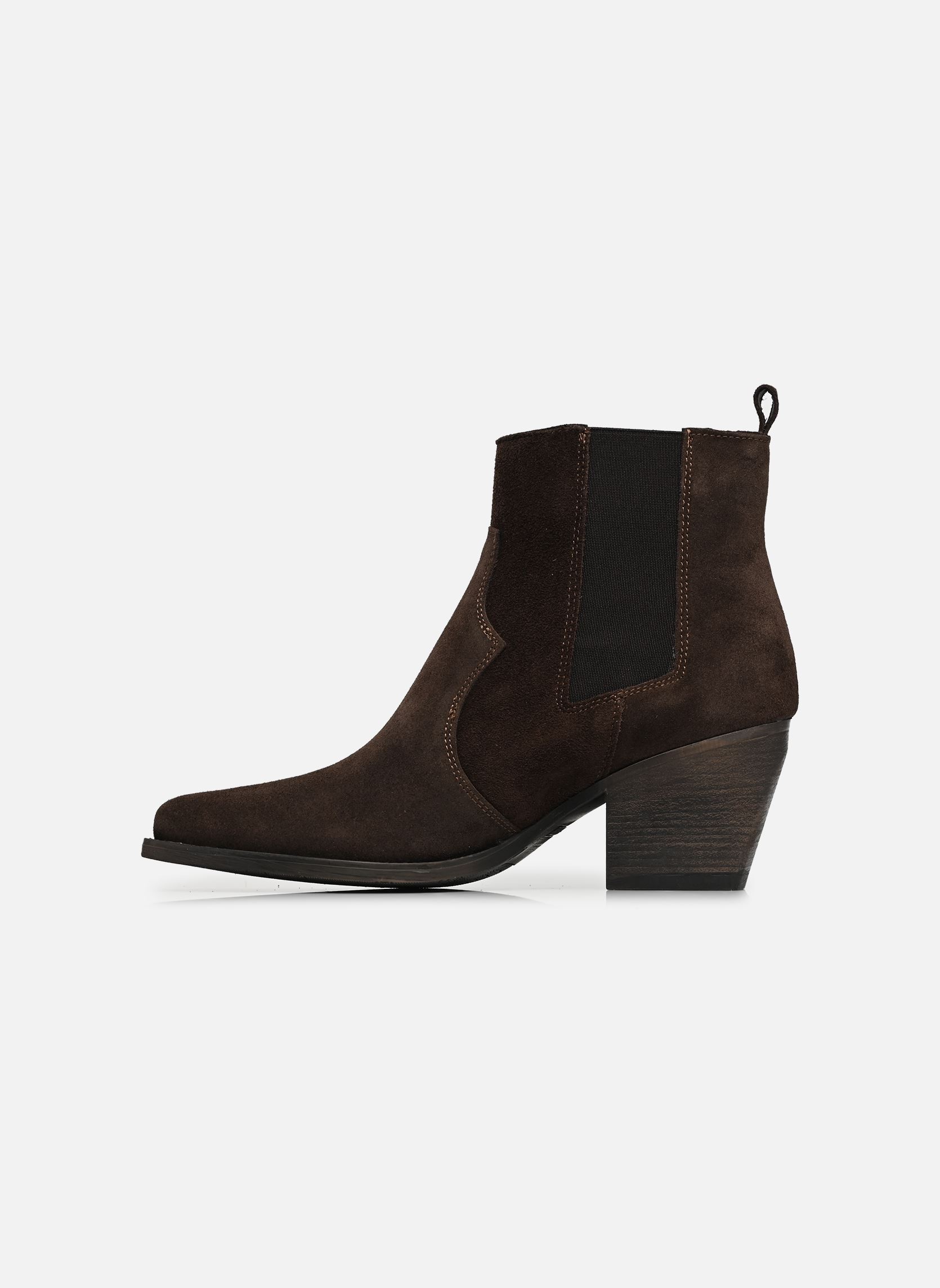 Bottines santiags Rantiag femme marron Georgia Rose Soft Bottines santiags Rantiag femme marron DARK