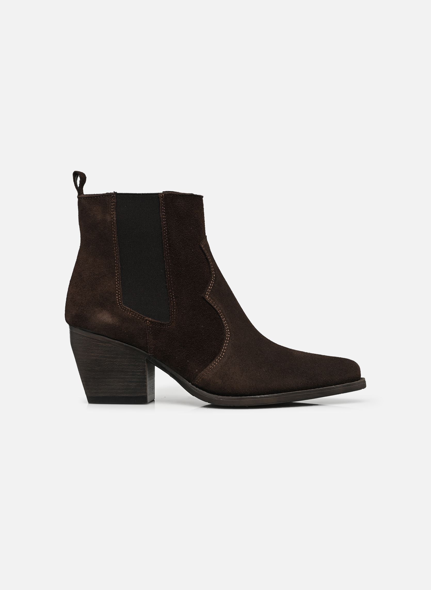 Bottines santiags Rantiag femme marron Georgia Rose Soft Bottines santiags Rantiag femme marron DARK