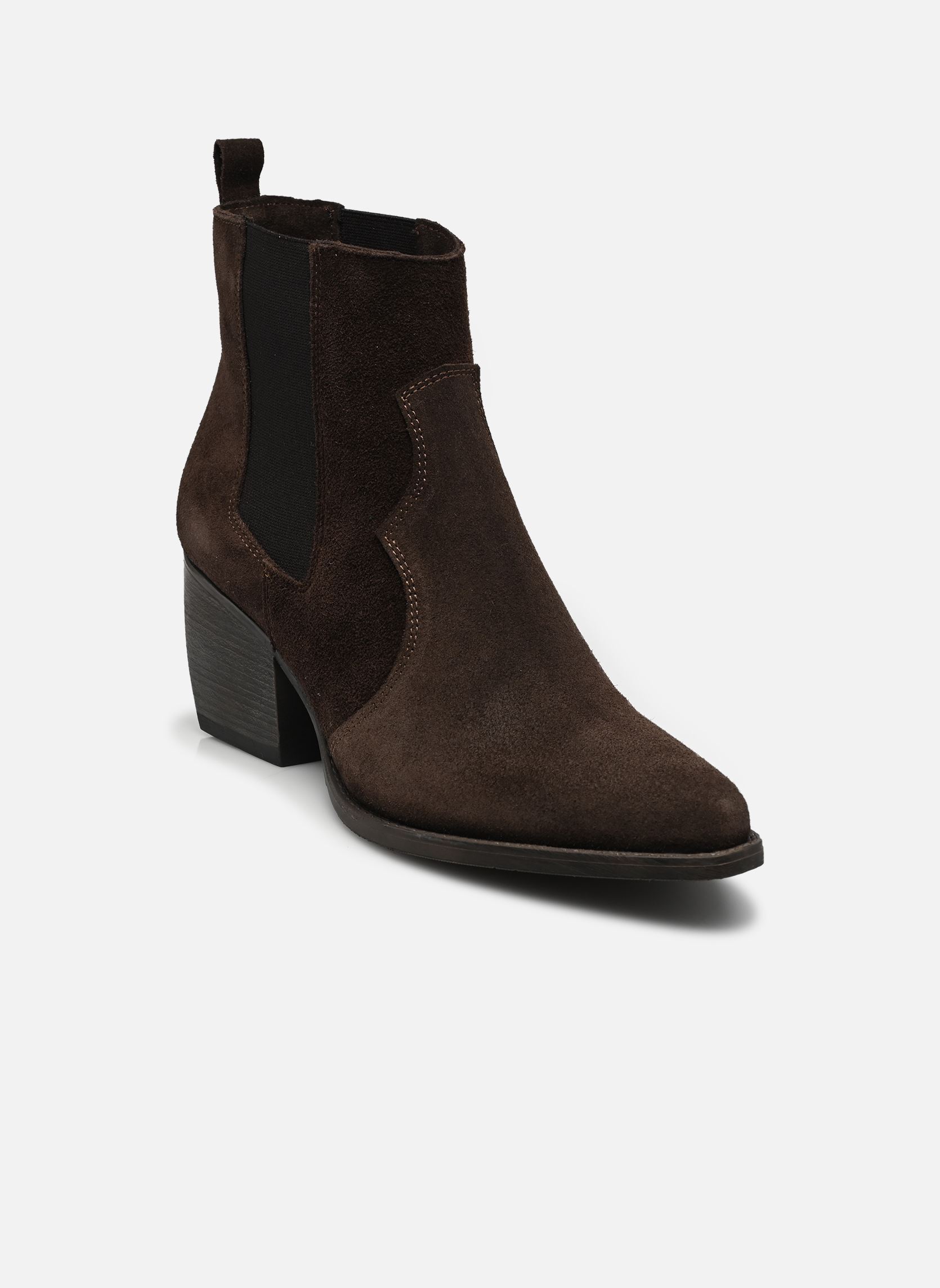 Bottines santiags Rantiag femme marron Georgia Rose Soft Bottines santiags Rantiag femme marron DARK