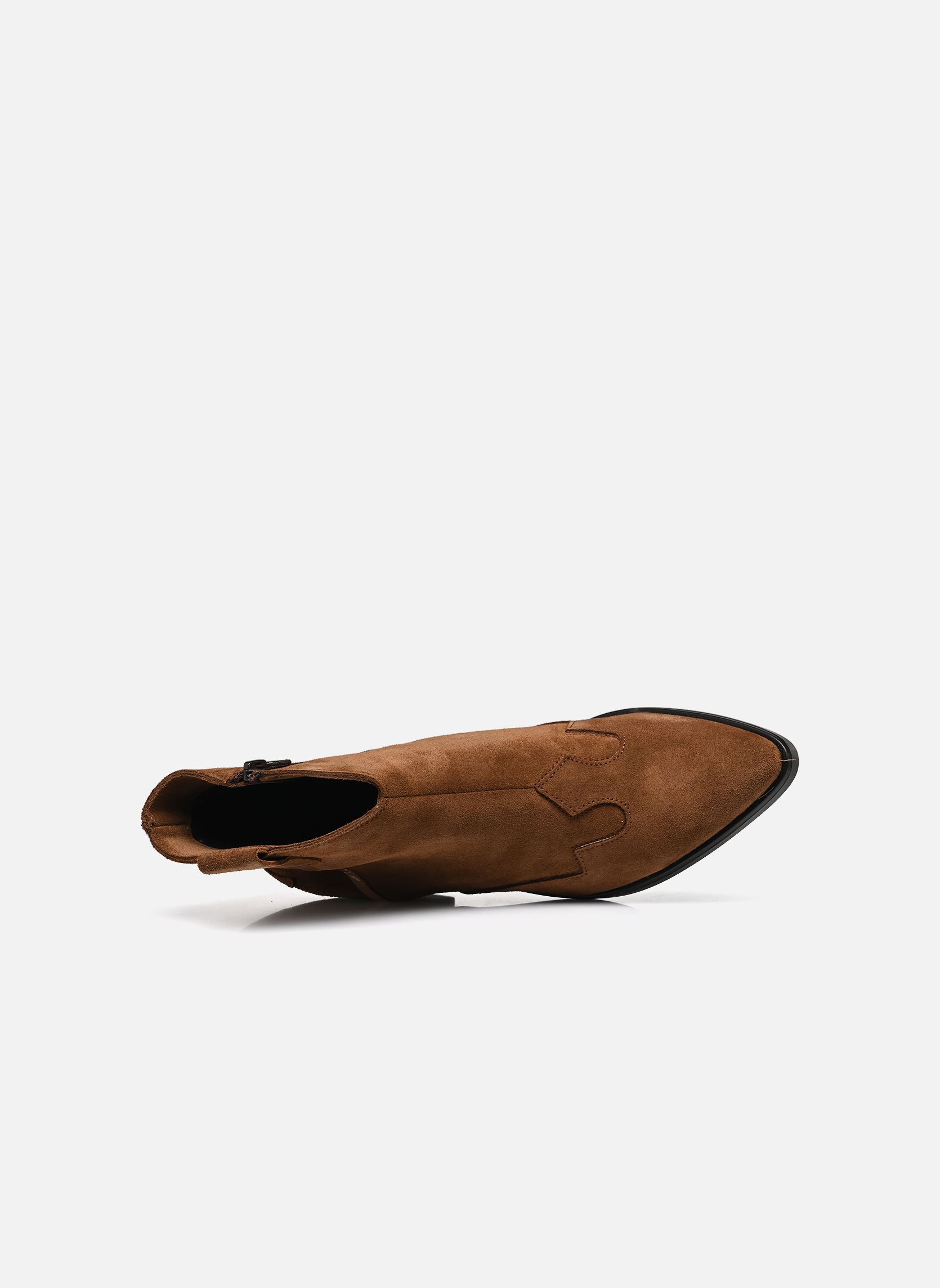 Stivaletti western Ririse donna marrone Georgia Rose Soft Stivaletti western Ririse donna marrone Cuir velours cognac