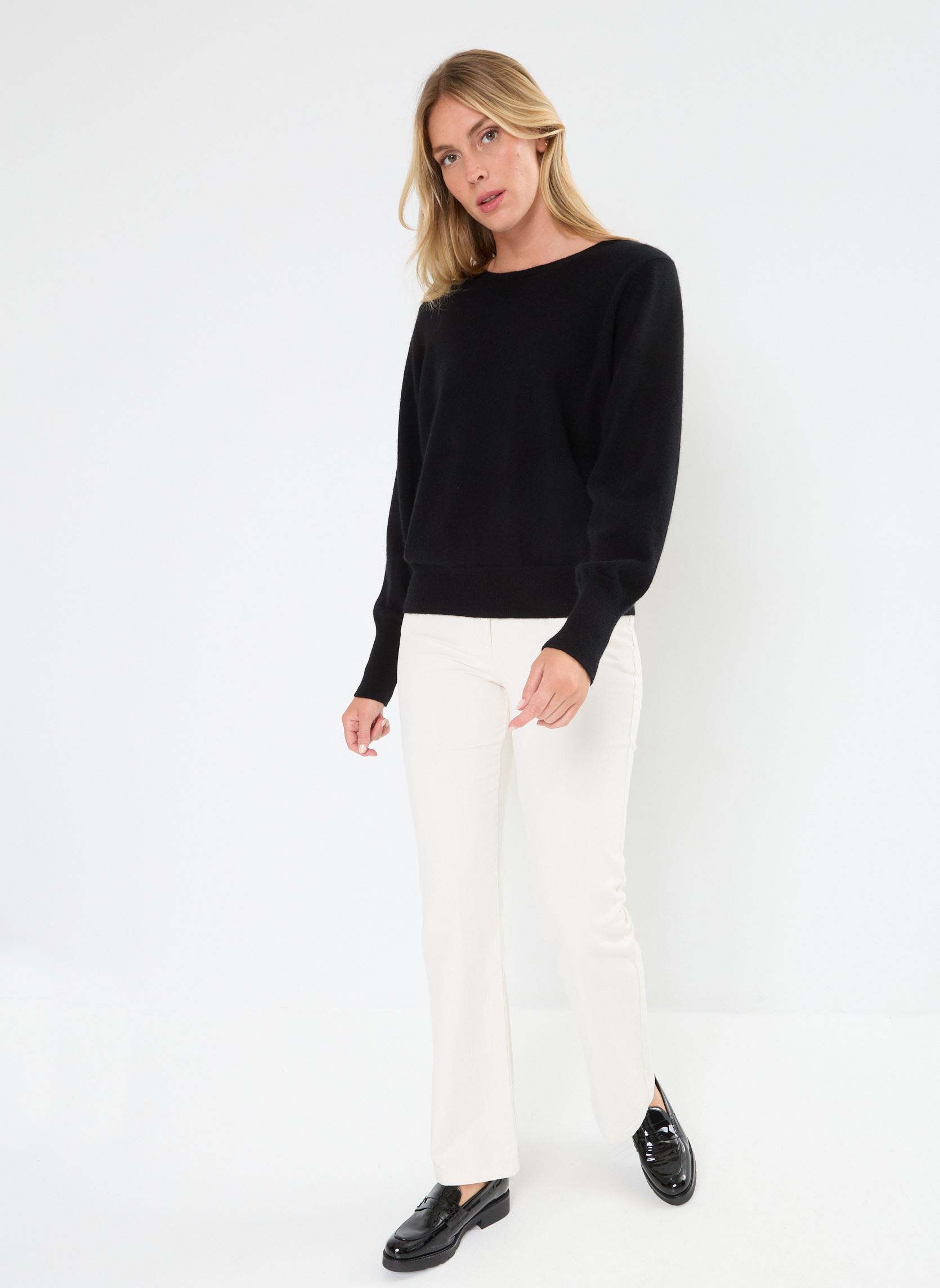 Pullover MCASHMERE cachemire damen schwarz Georgia Rose Pullover MCASHMERE cachemire damen schwarz NOIR