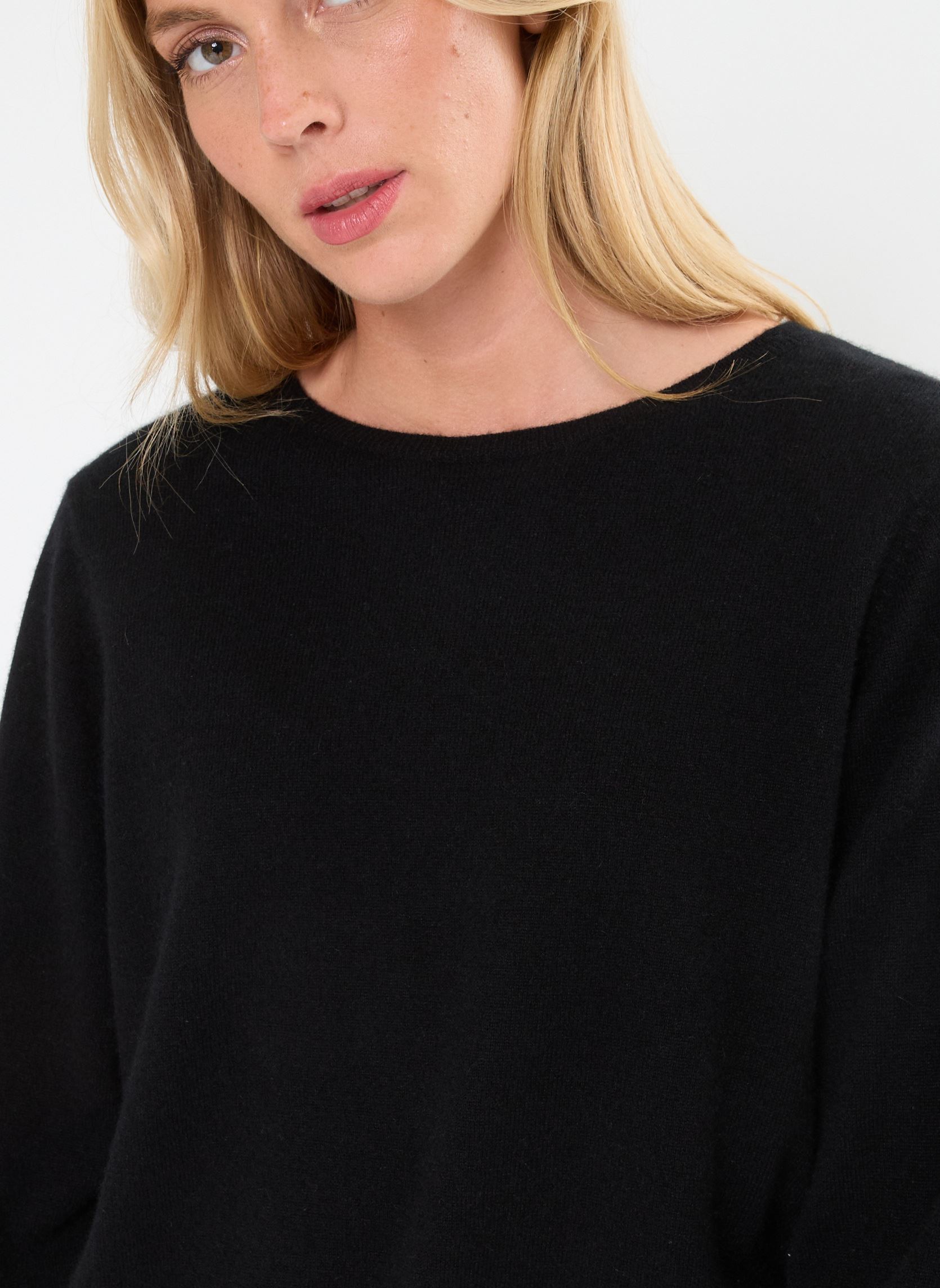 Pullover MCASHMERE cachemire damen schwarz Georgia Rose Pullover MCASHMERE cachemire damen schwarz NOIR