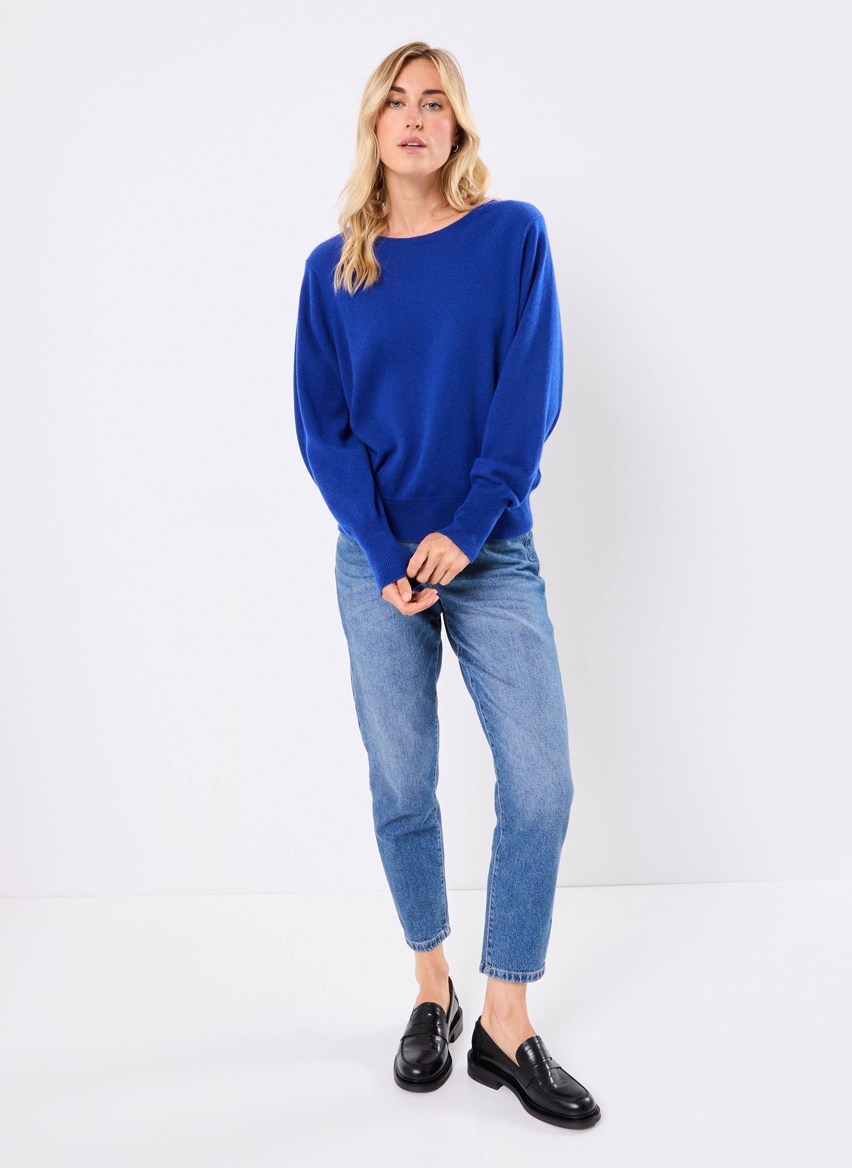 Pullover MCASHMERE cachemire damen blau Georgia Rose Pullover MCASHMERE cachemire damen blau SURF THE WEB