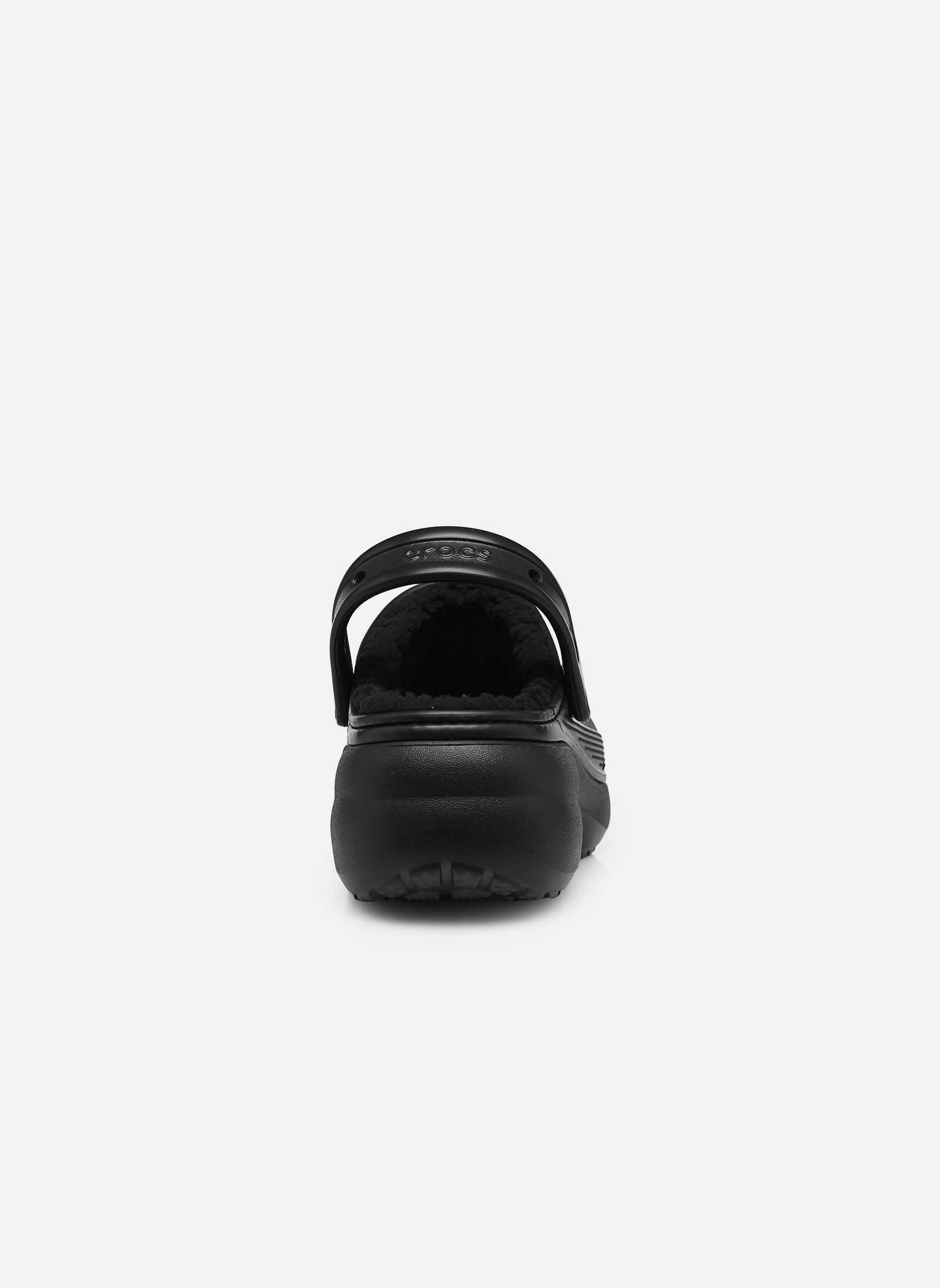 Muilen en klompen Classic Platform Lined Clog W dames zwart Crocs Muilen en klompen Classic Platform Lined Clog W dames zwart Black