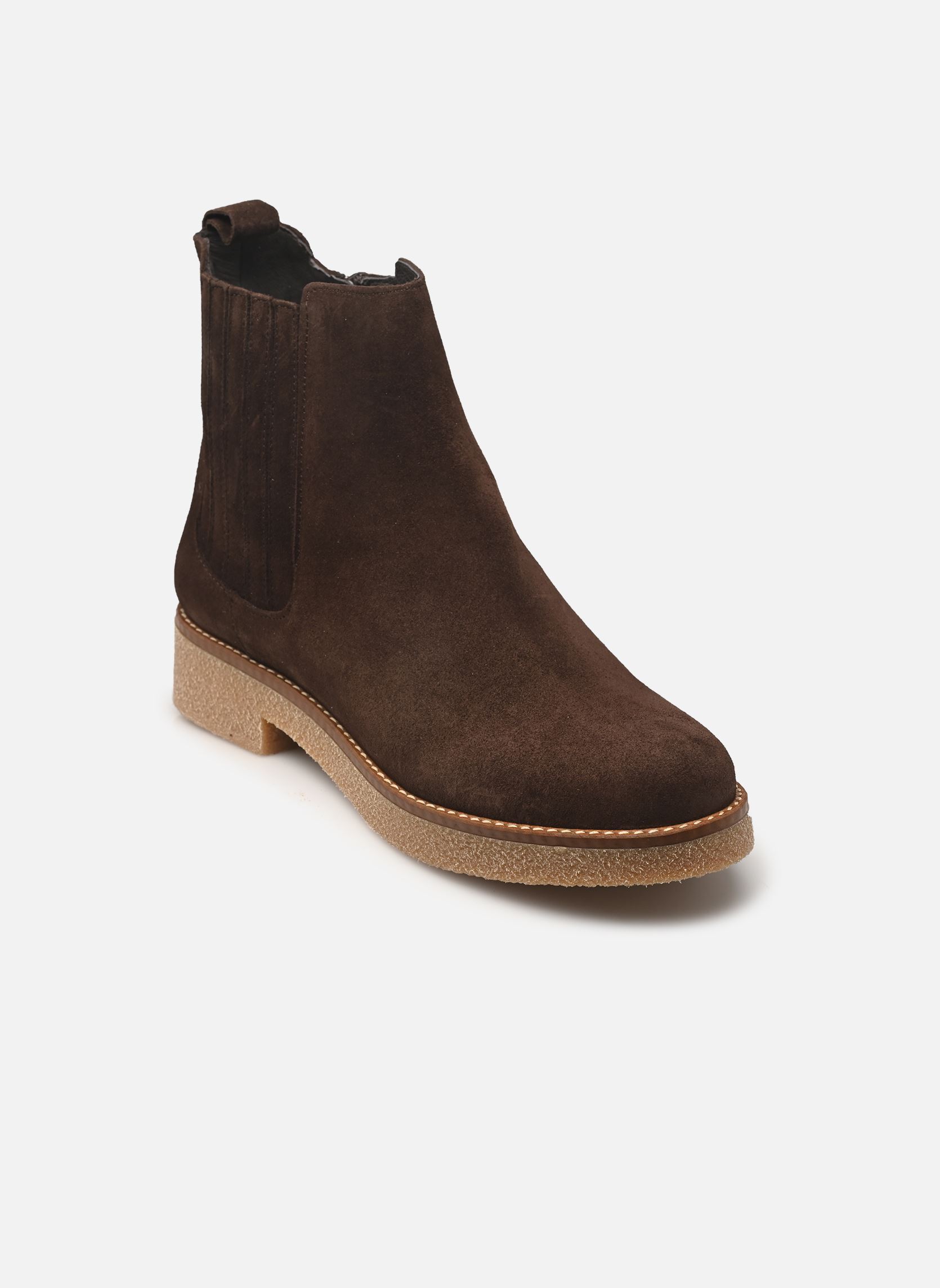 Bottines Tendance Femme Camel Active 57TRS01-307360 - Cuir Nubuck Chocolat - Taille 40 EU