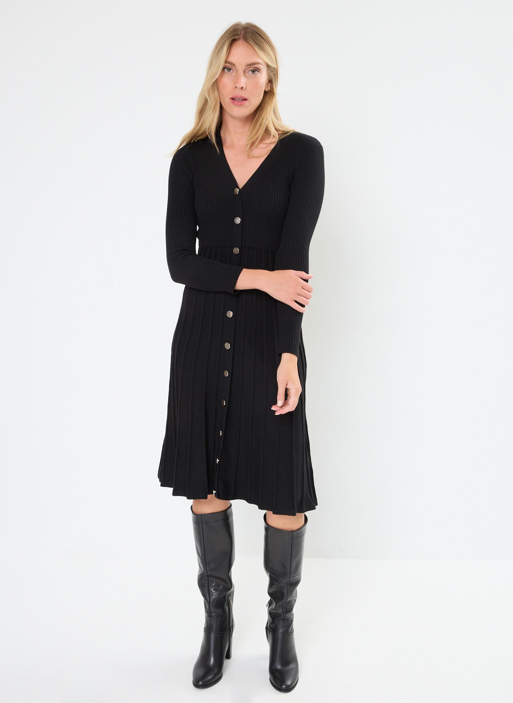Robes longues RMANIA femme noir Georgia Rose Robes longues RMANIA femme noir Noir