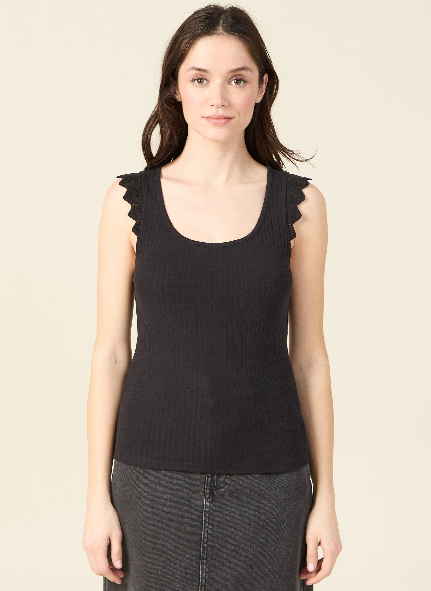 Débardeurs REFINEDEBF femme noir Bonobo Débardeurs REFINEDEBF femme noir Noir