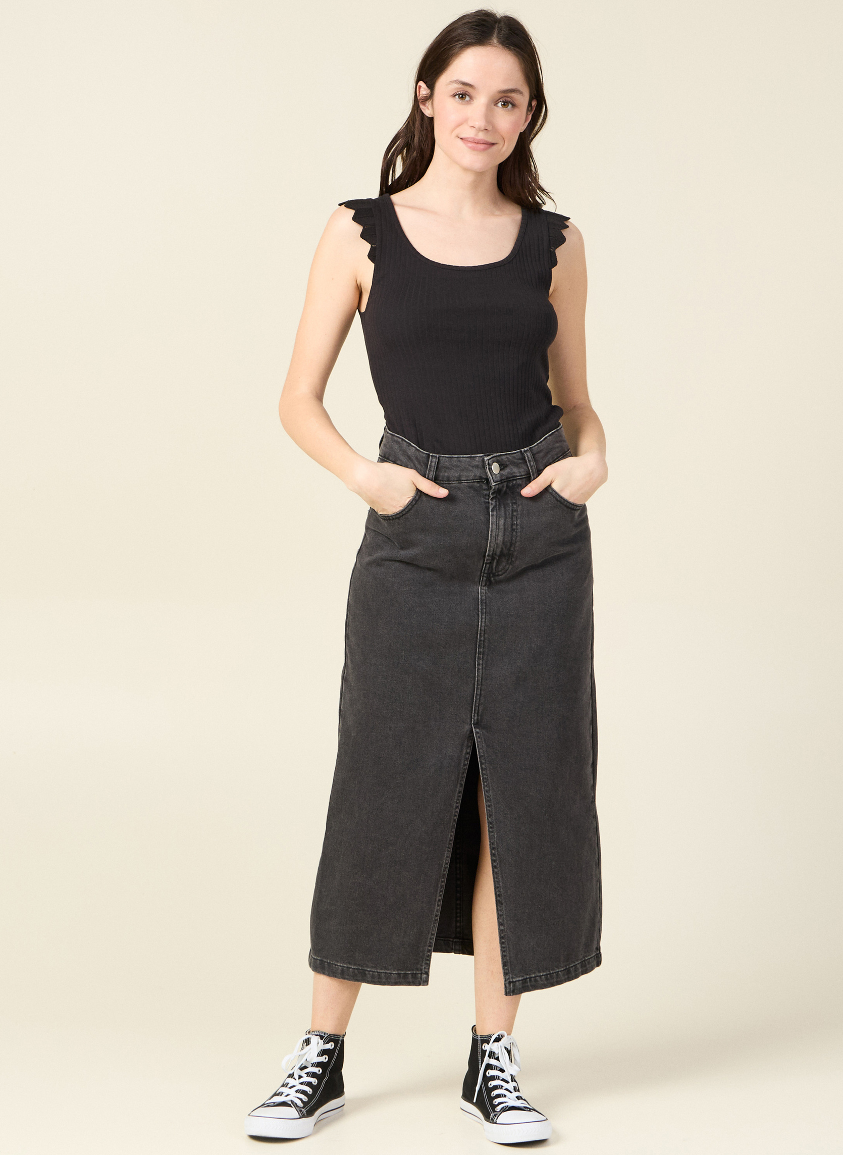 Débardeurs REFINEDEBF femme noir Bonobo Débardeurs REFINEDEBF femme noir Noir