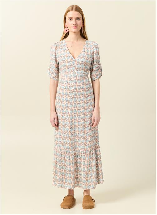 Bonobo Robes Robes longues - BELVOROLF femme blanc