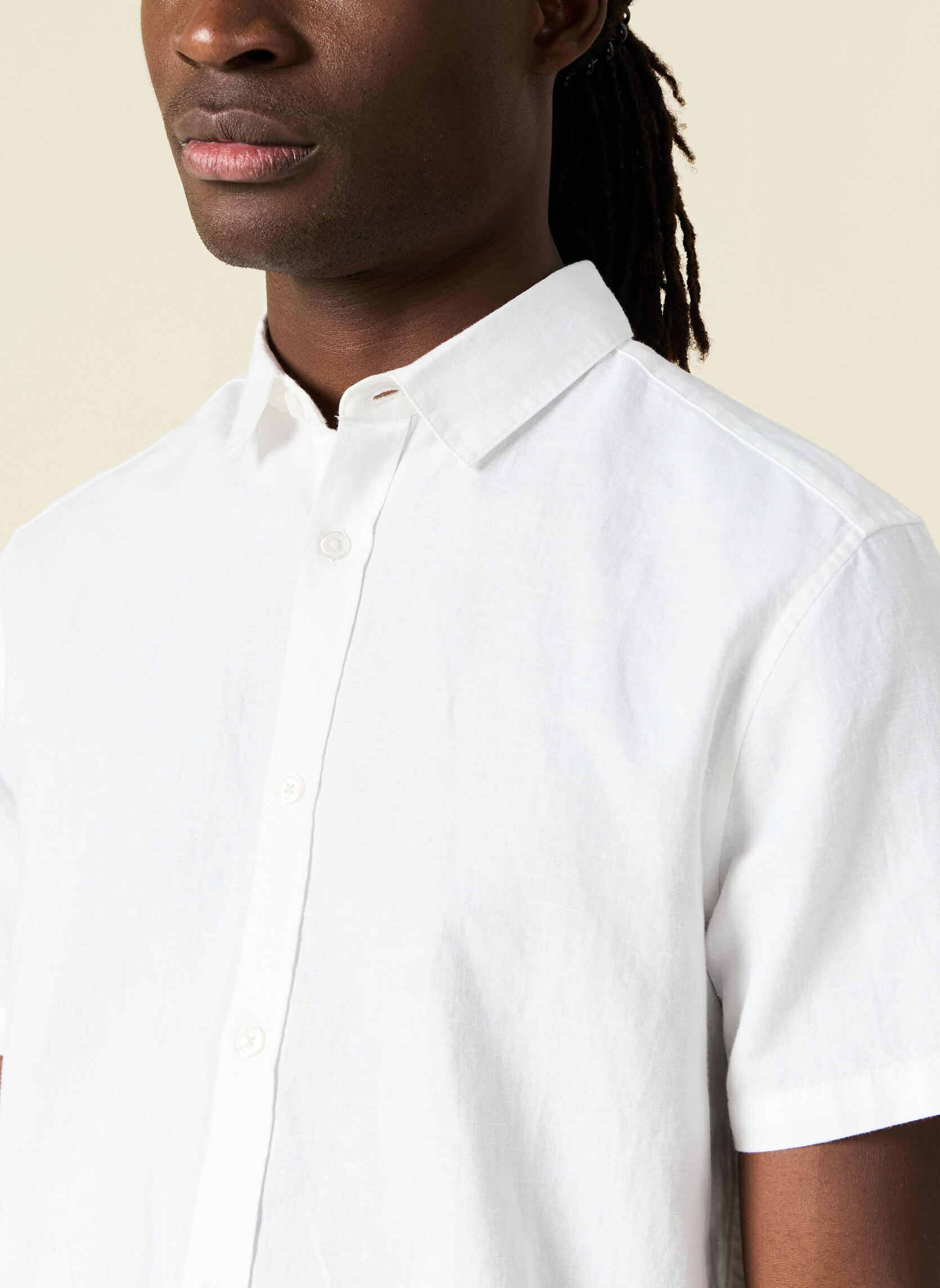 Chemises ESSLINUNICOH homme blanc Bonobo Chemises ESSLINUNICOH homme blanc Blanc