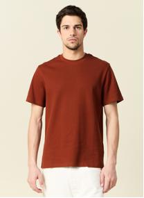 Tee-shirts TEEOFF2H homme marron Bonobo Tee-shirts TEEOFF2H homme marron Marron foncé
