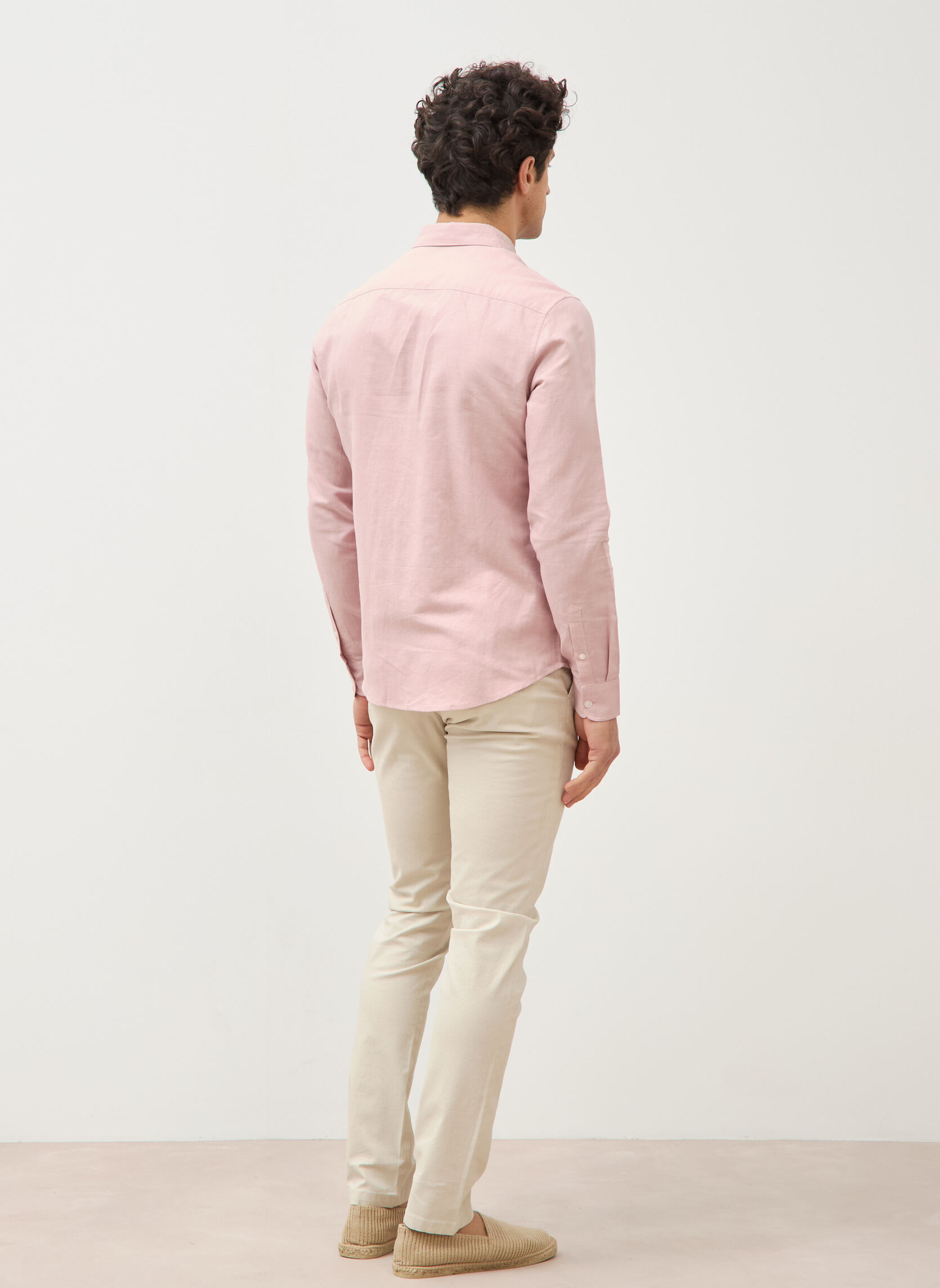 Chemises ESSLINUNIH homme rose Bonobo Chemises ESSLINUNIH homme rose Rose pastel