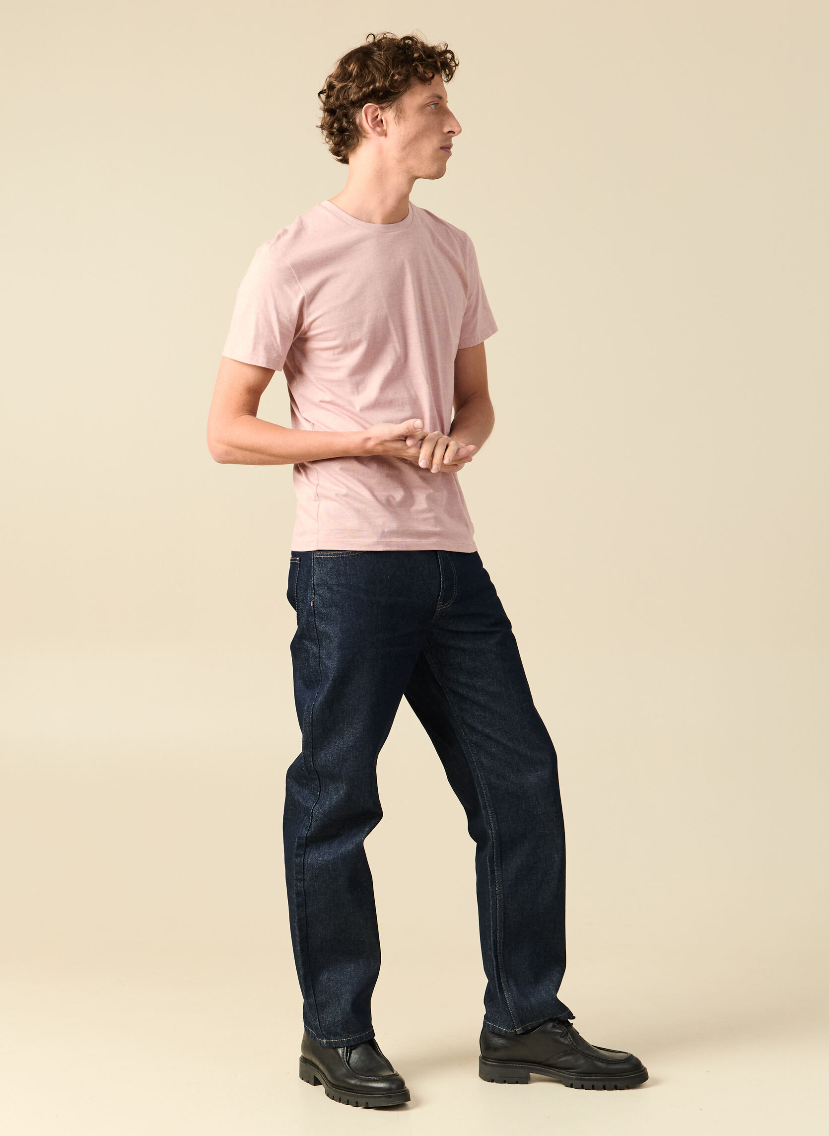 Tee-shirts NEWBLRON3H homme rose Bonobo Tee-shirts NEWBLRON3H homme rose Rose clair