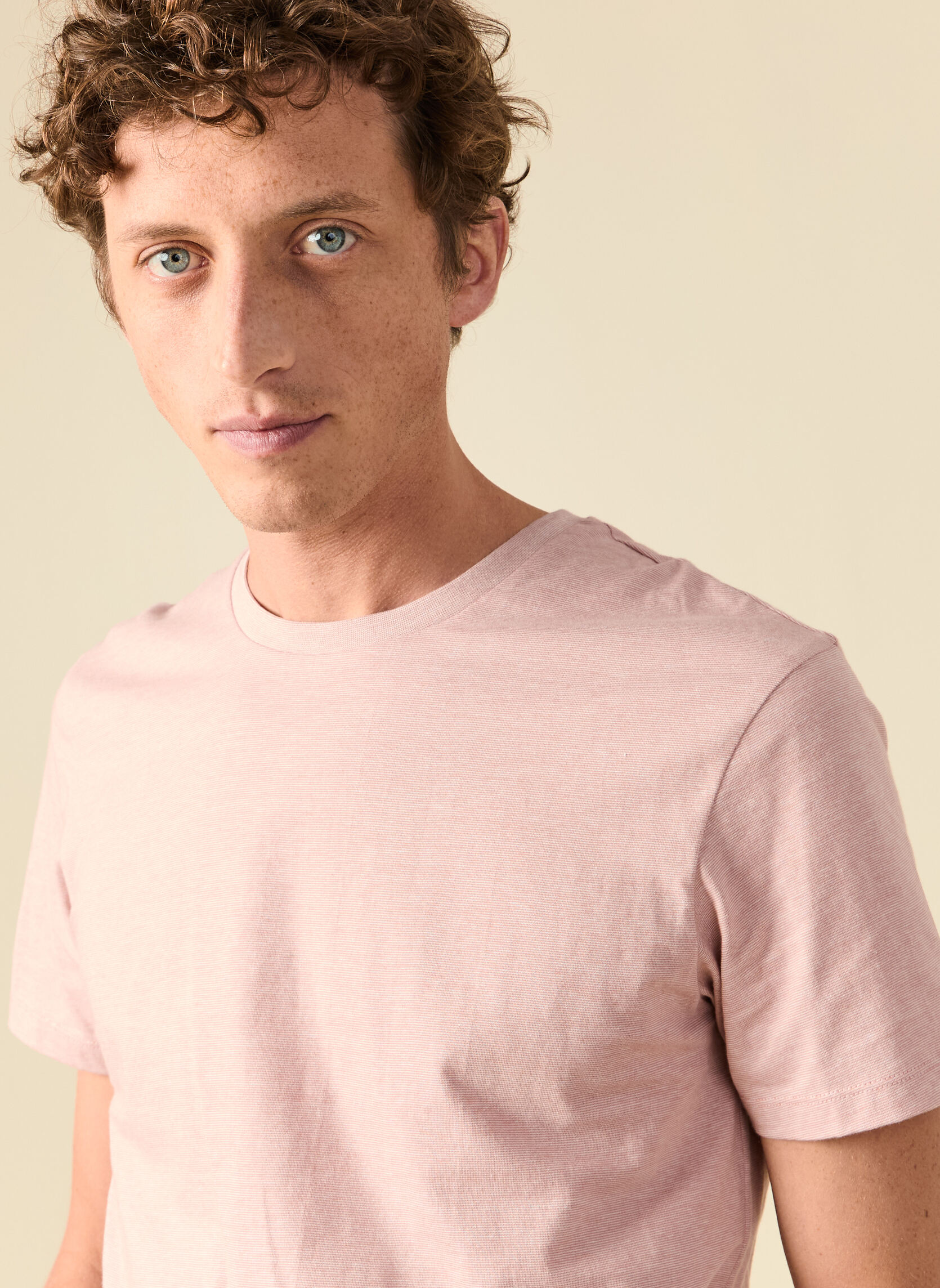 Tee-shirts NEWBLRON3H homme rose Bonobo Tee-shirts NEWBLRON3H homme rose Rose clair