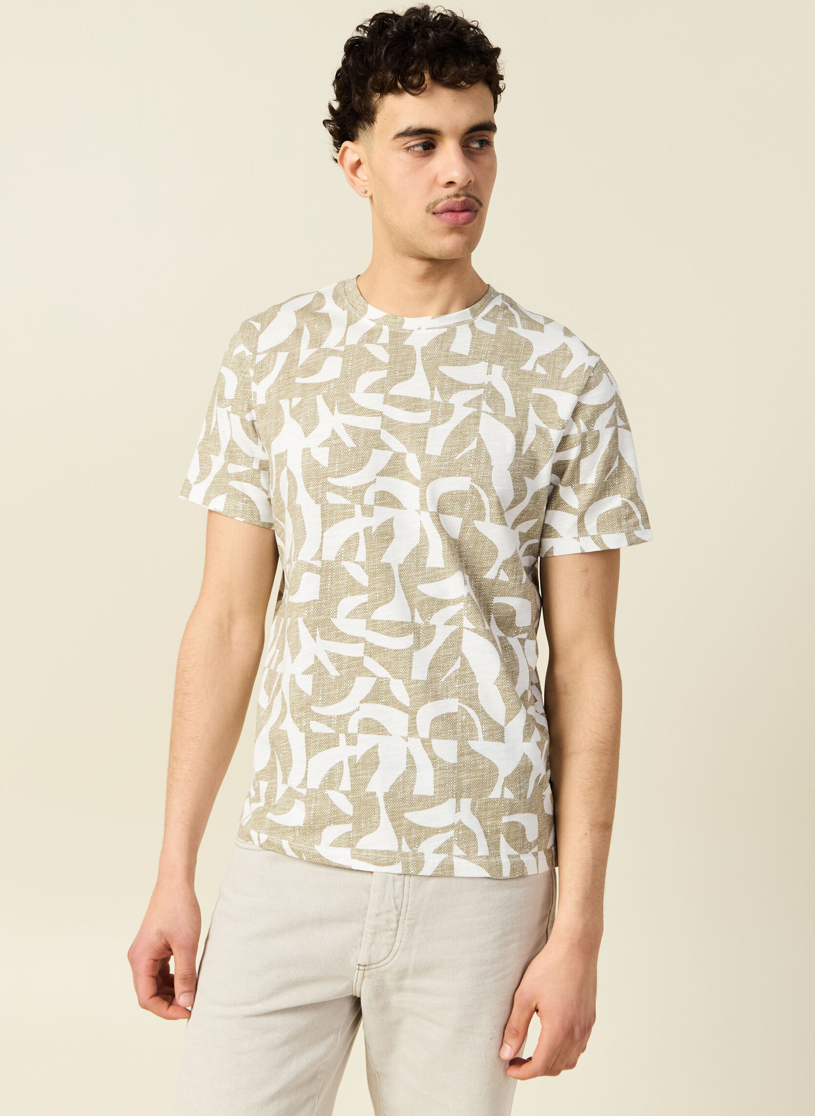 Tee-shirts SLUBBAOPH homme beige Bonobo Tee-shirts SLUBBAOPH homme beige Beige