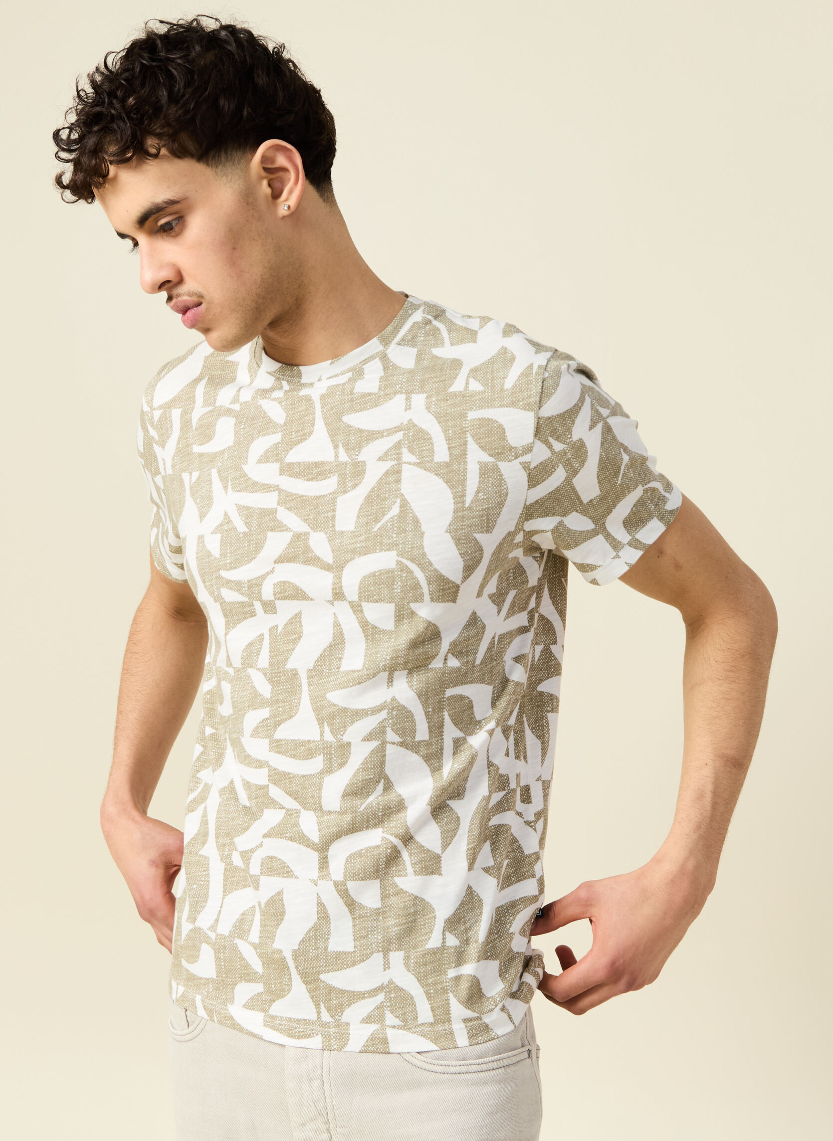 Tee-shirts SLUBBAOPH homme beige Bonobo Tee-shirts SLUBBAOPH homme beige Beige