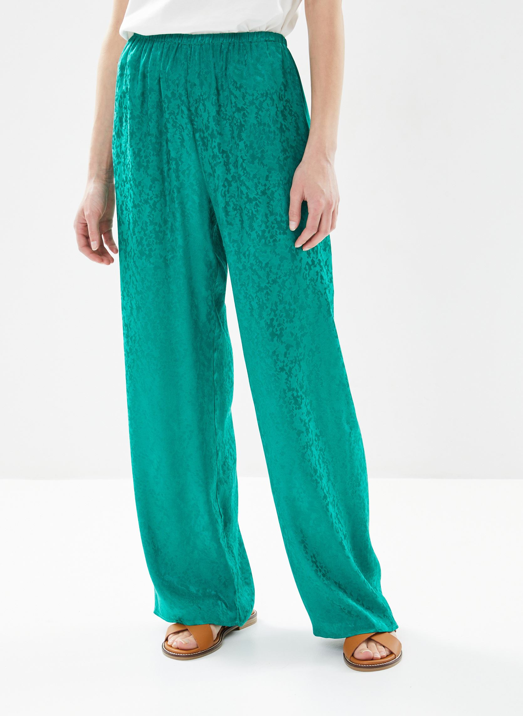 Pantaloni larghi Monceau donna verde Grace & Mila Pantaloni larghi Monceau donna verde VERT