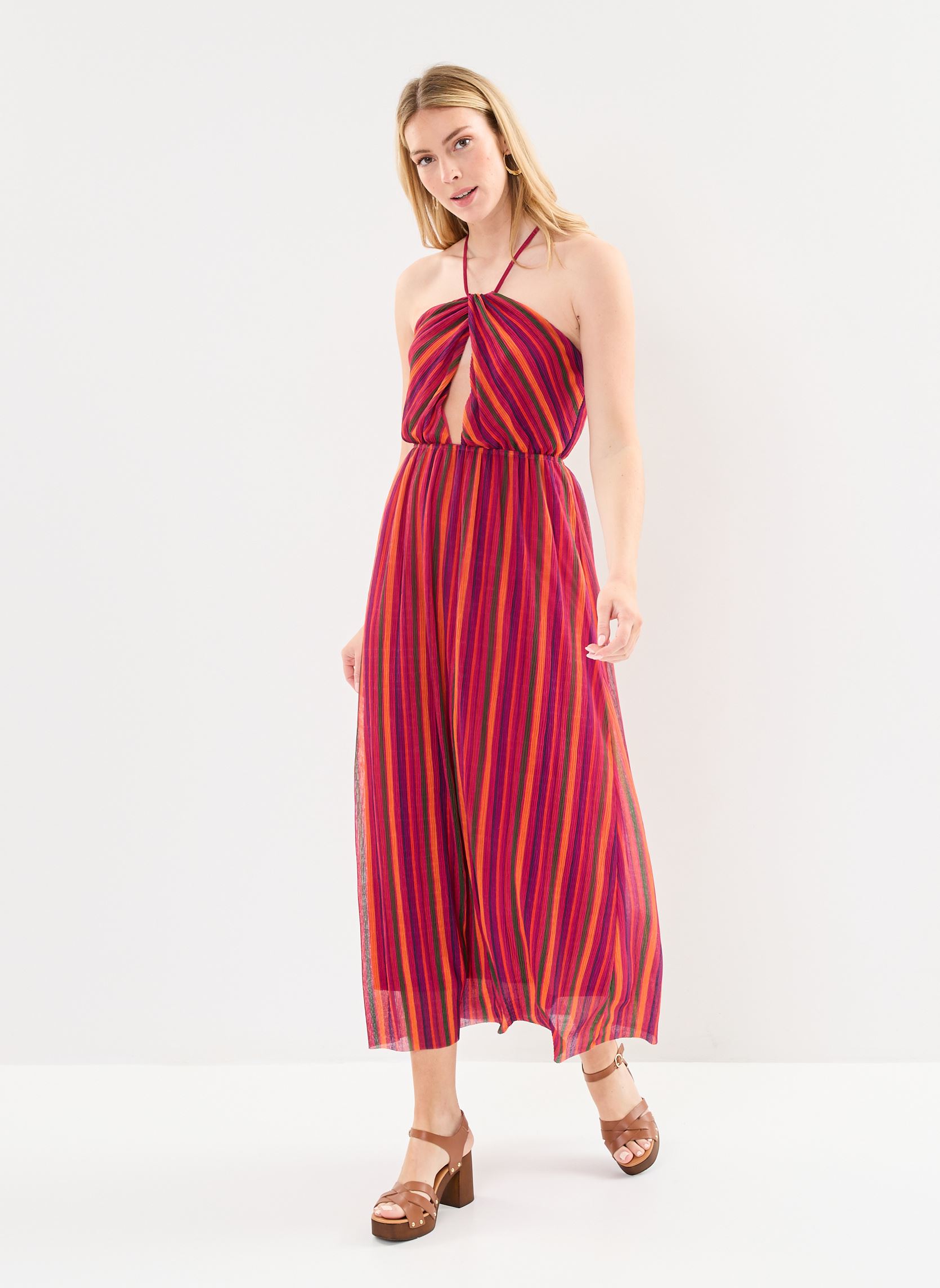 Lange Kleider Meredith damen rot Grace & Mila Lange Kleider Meredith damen rot Multico